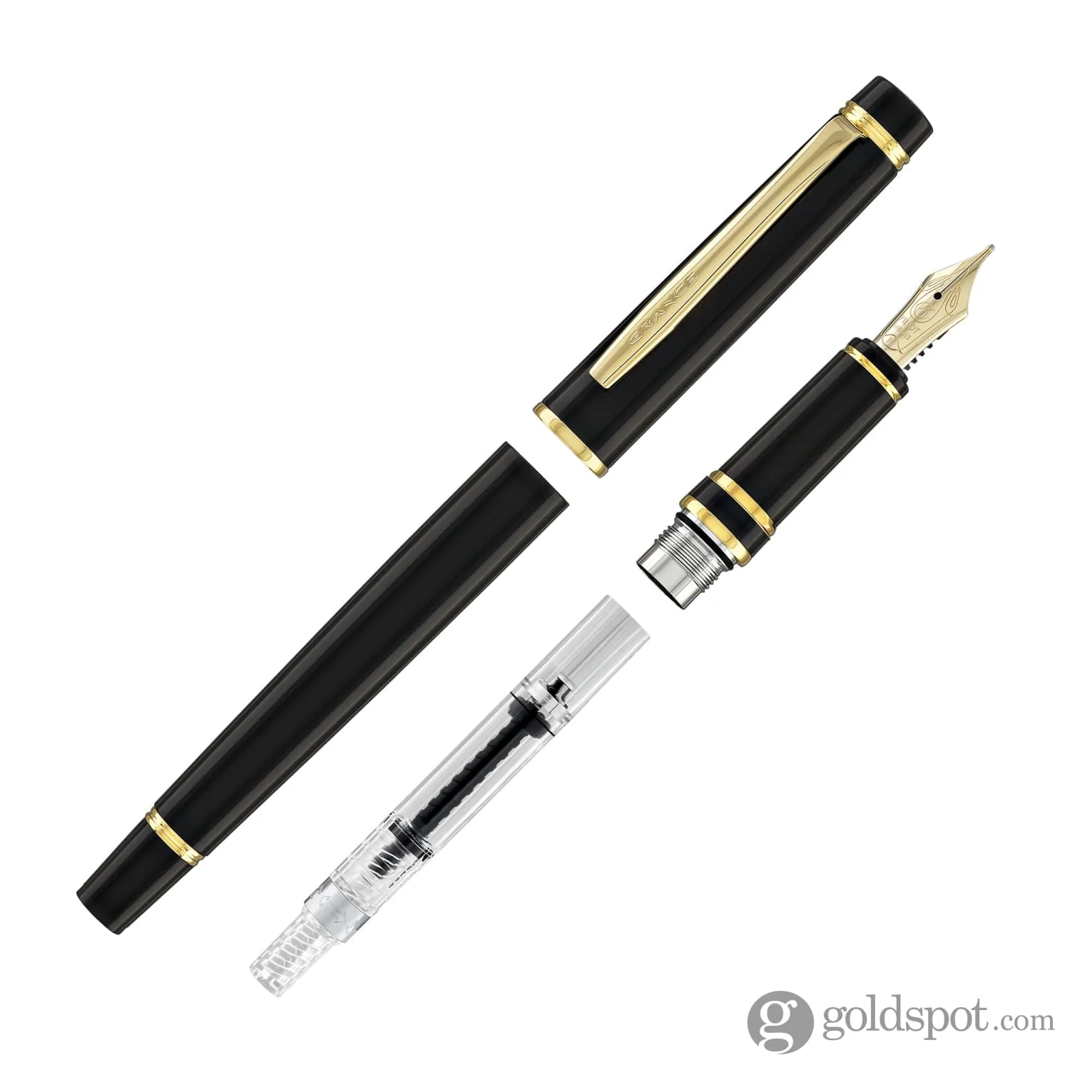 4826-pilot-grance-fountain-pen-in-classic-black-14k-gold-nib-6.webp Pilot Grance Fountain Pen in Classic Black - 14k Gold Nib