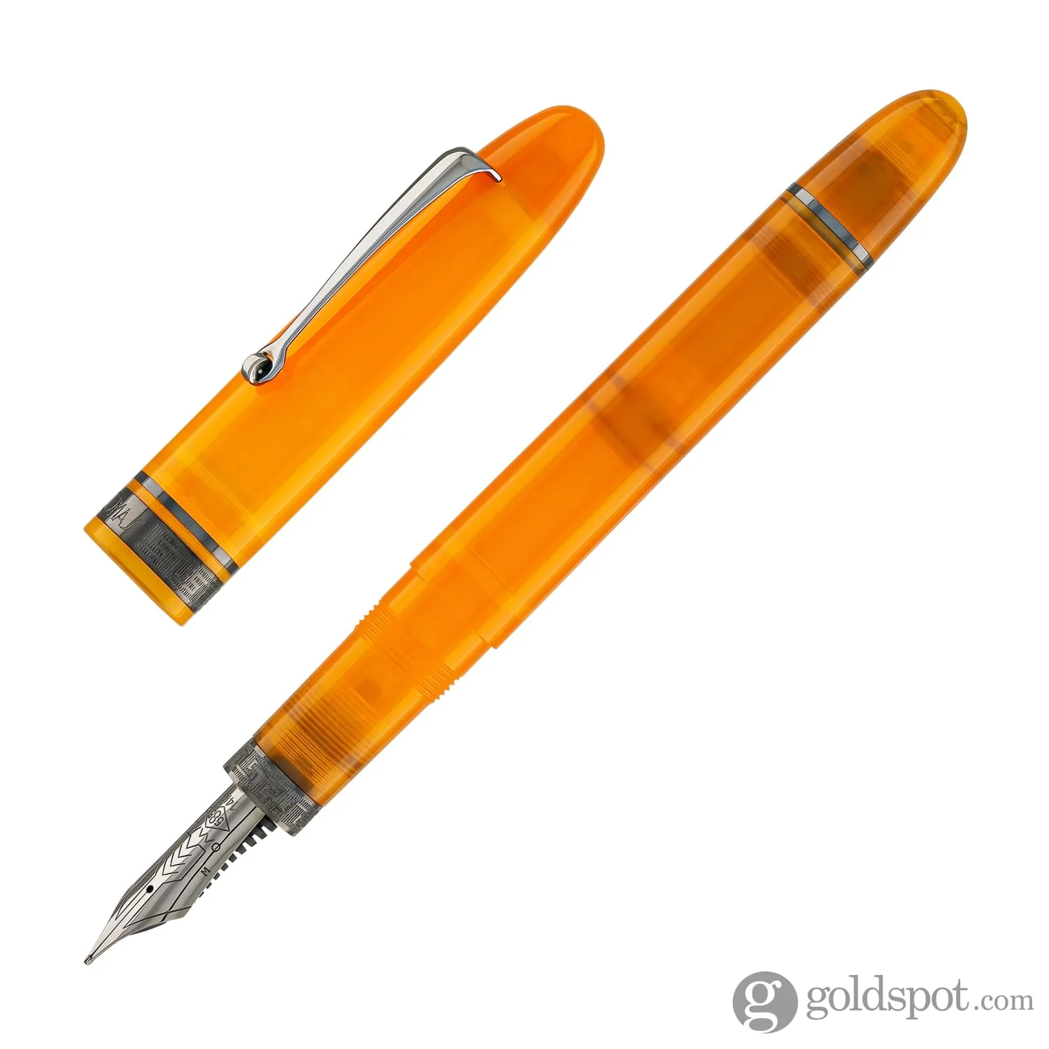 Omas Ogiva Fountain Pen in Arancione with Black Trim