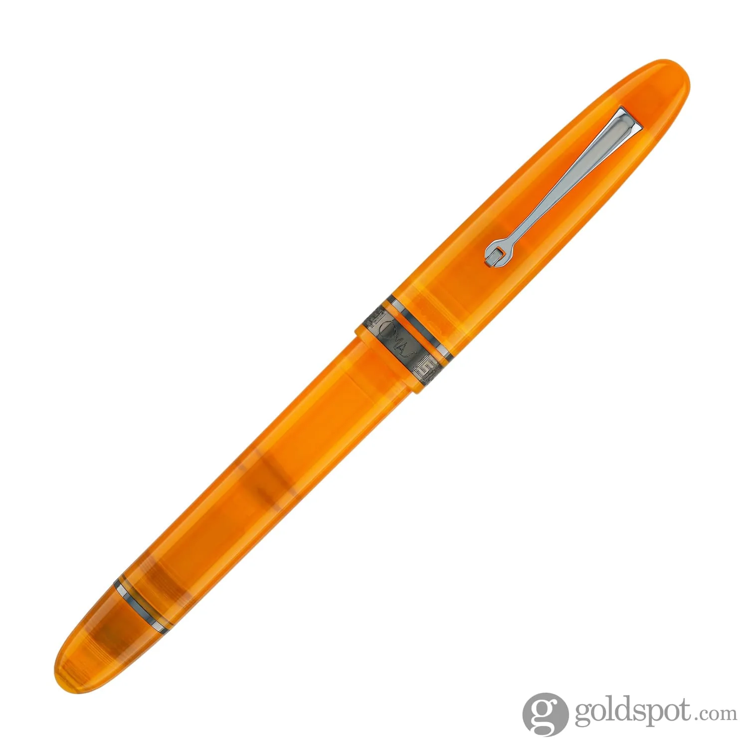 Omas Ogiva Fountain Pen in Arancione with Black Trim