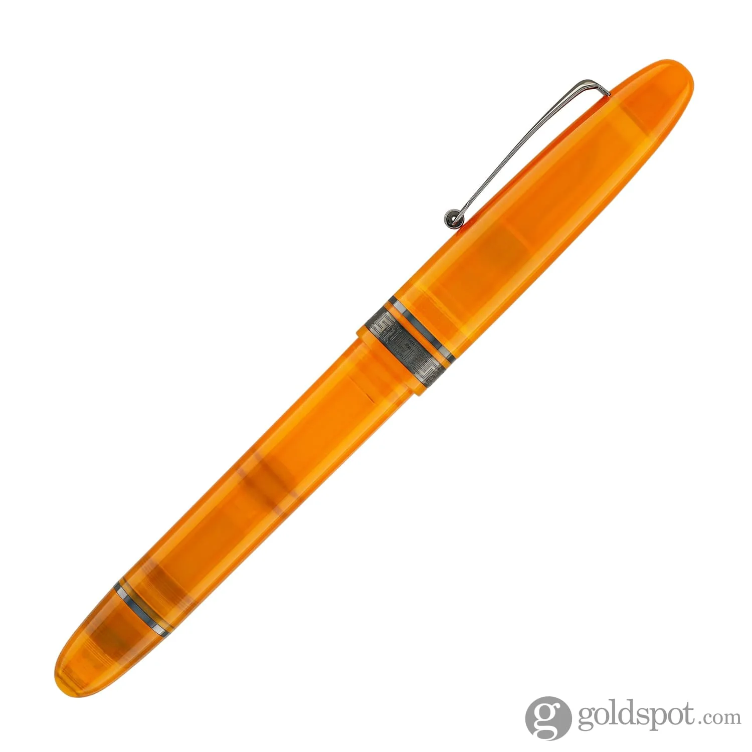 Omas Ogiva Fountain Pen in Arancione with Black Trim