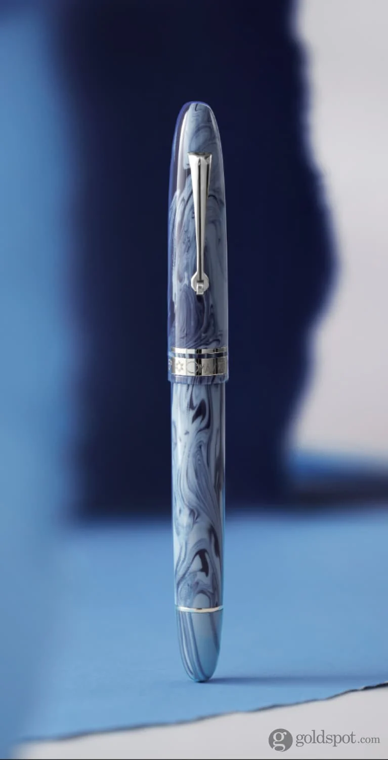 Omas Ogiva Israel Limited Edition Fountain Pen with Silver Trim