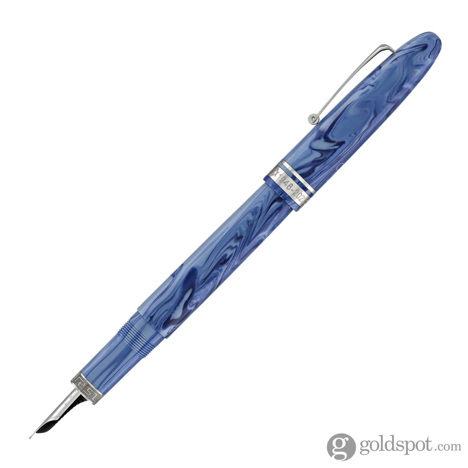 Omas Ogiva Israel Limited Edition Fountain Pen with Silver Trim