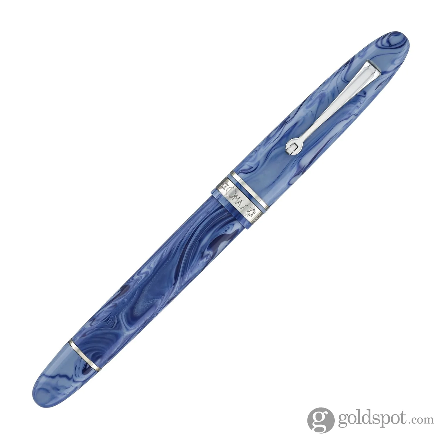 Omas Ogiva Israel Limited Edition Fountain Pen with Silver Trim