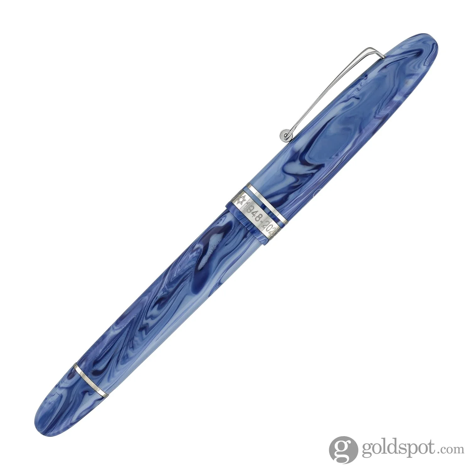 Omas Ogiva Israel Limited Edition Fountain Pen with Silver Trim