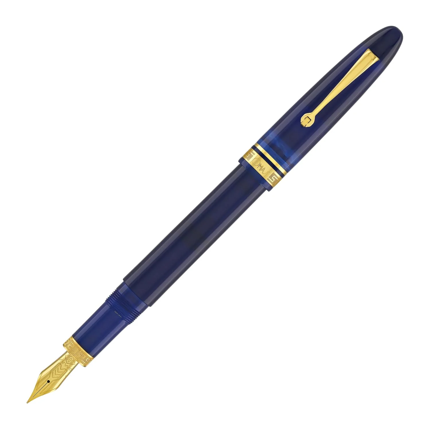 4837-omas-ogiva-fountain-pen-in-blu-with-gold-trim-1.webp Omas Ogiva Fountain Pen in Blu with Gold Trim