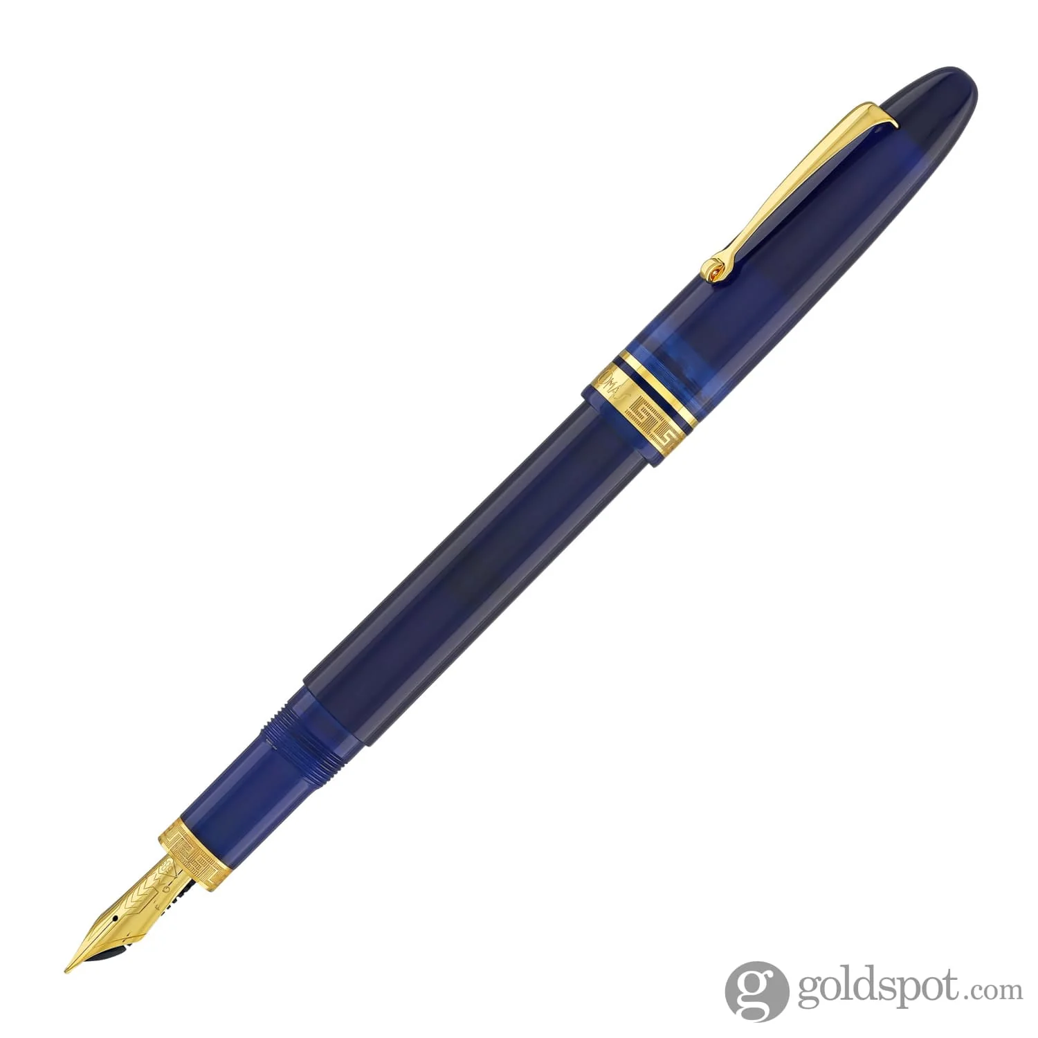4837-omas-ogiva-fountain-pen-in-blu-with-gold-trim-2.webp Omas Ogiva Fountain Pen in Blu with Gold Trim
