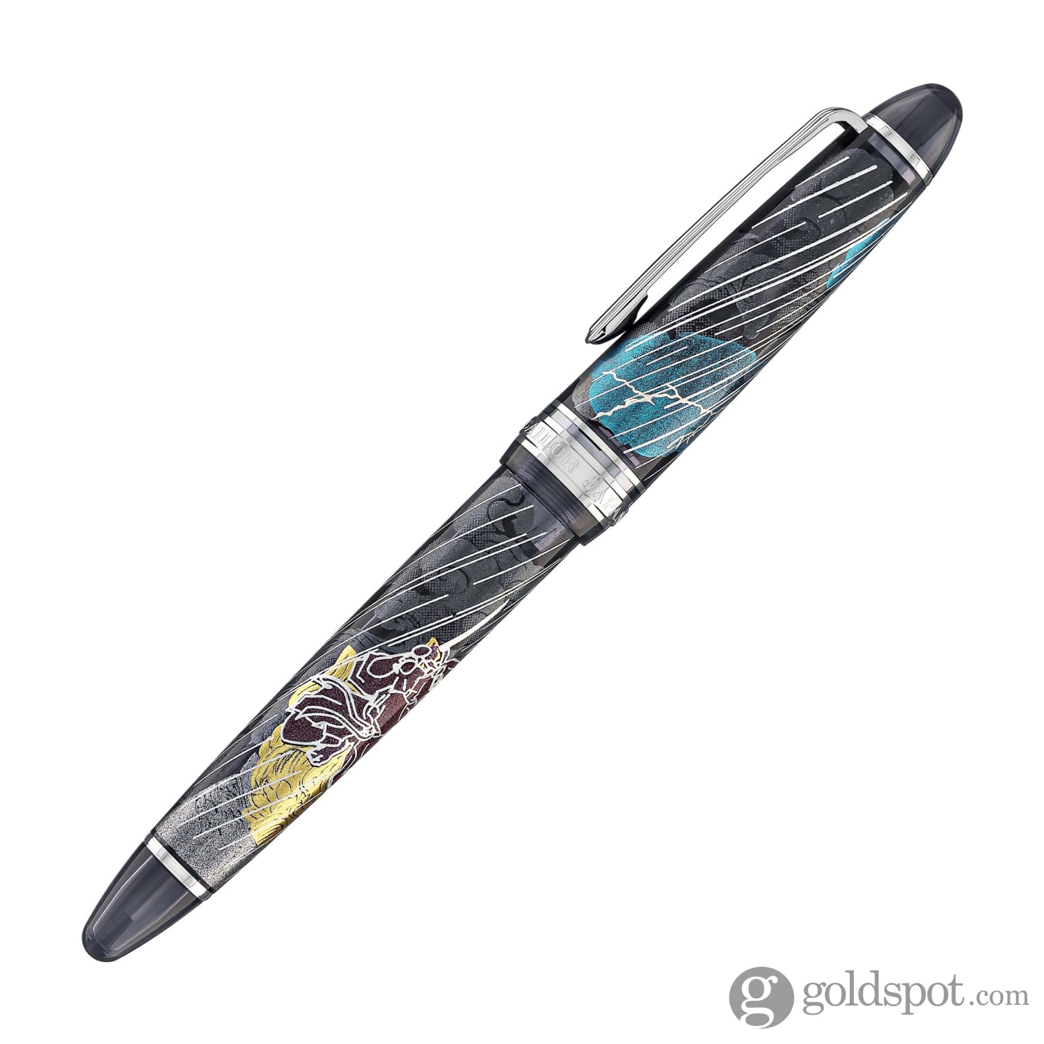 4857-sailor-1911-standard-ninja-fountain-pen-in-shachihoko-with-rhodium-trim-14k-gold-6.jpg Sailor 1911 Standard Ninja Fountain Pen in Shachihoko with Rhodium Trim - 14K Gold
