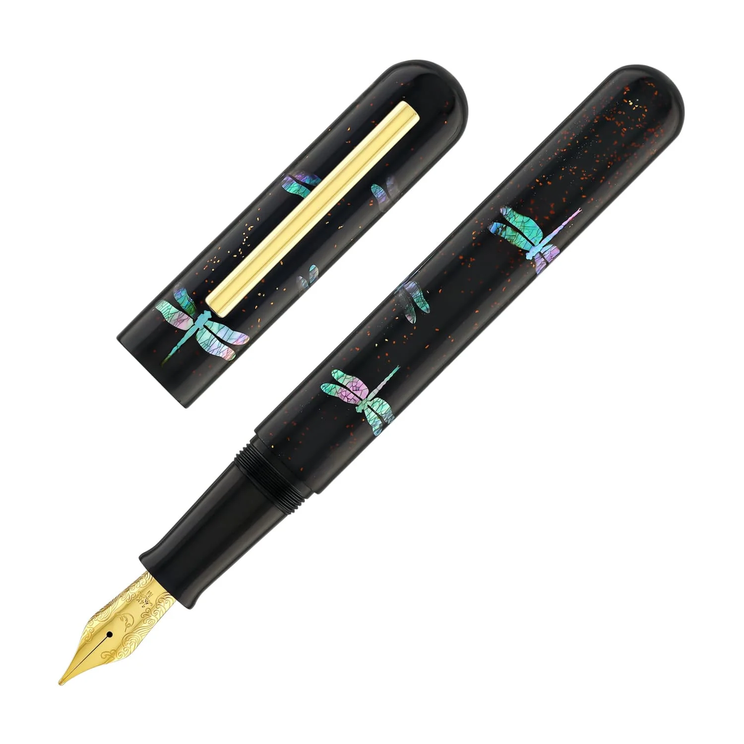 IKKAKU by Nahvalur Fountain Pen in Dragonfly