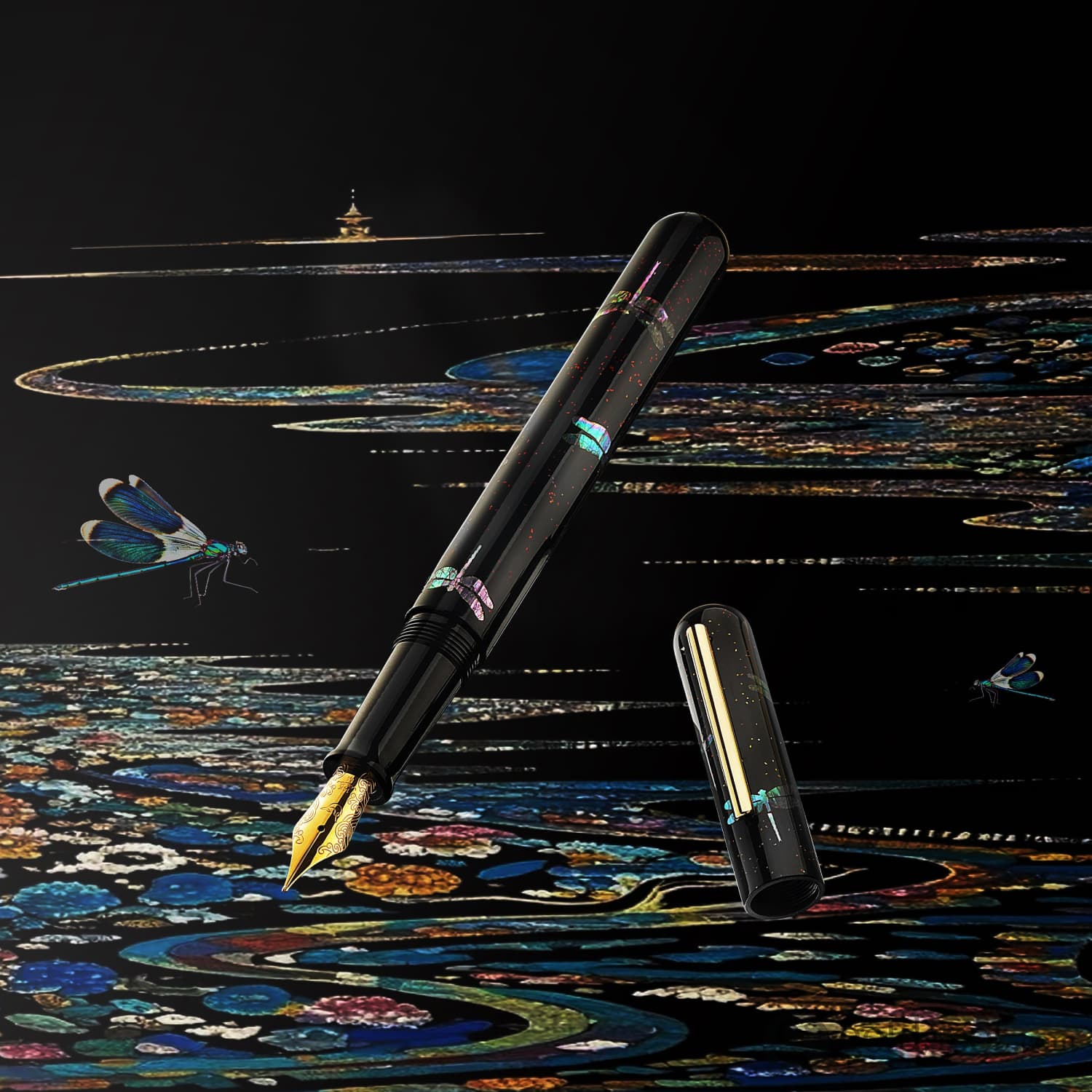 4861-ikkaku-by-nahvalur-fountain-pen-in-dragonfly-10.jpg IKKAKU by Nahvalur Fountain Pen in Dragonfly