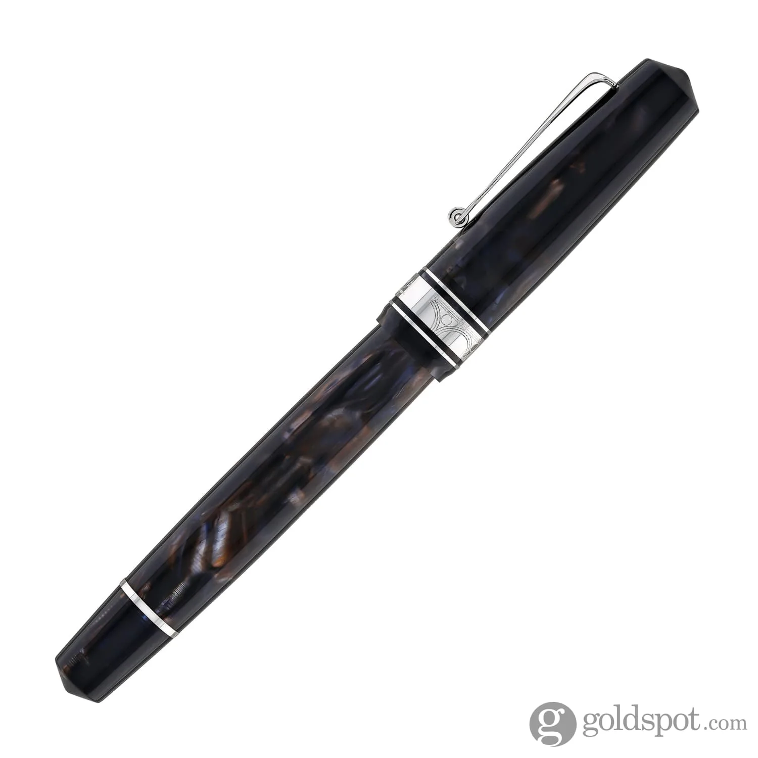 4873-omas-bologna-fountain-pen-in-galassia-with-silver-trim-5.webp Omas Bologna Fountain Pen in Galassia with Silver Trim