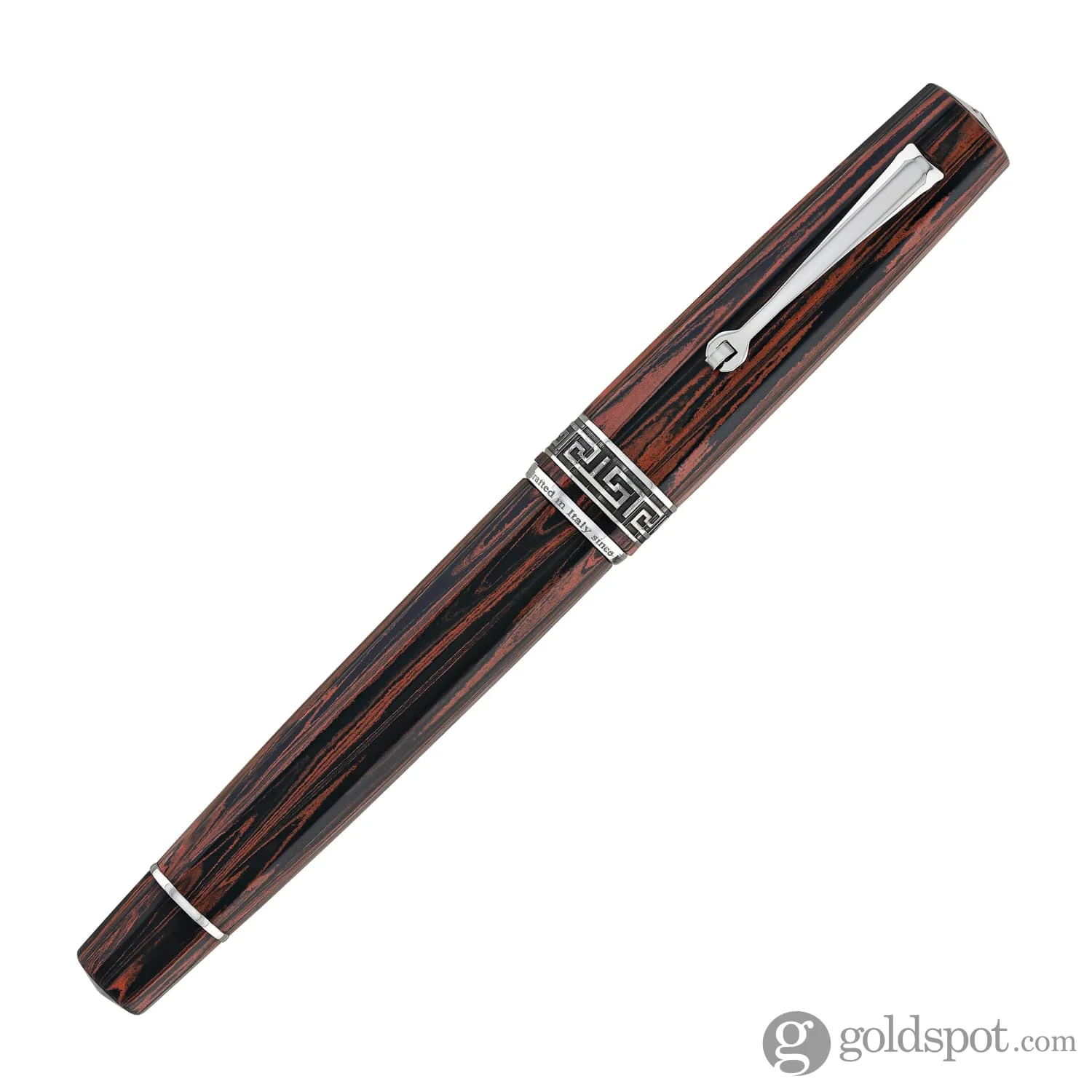 Omas Paragon Calligrafia in Red Ebonite with Ruthenium Trim