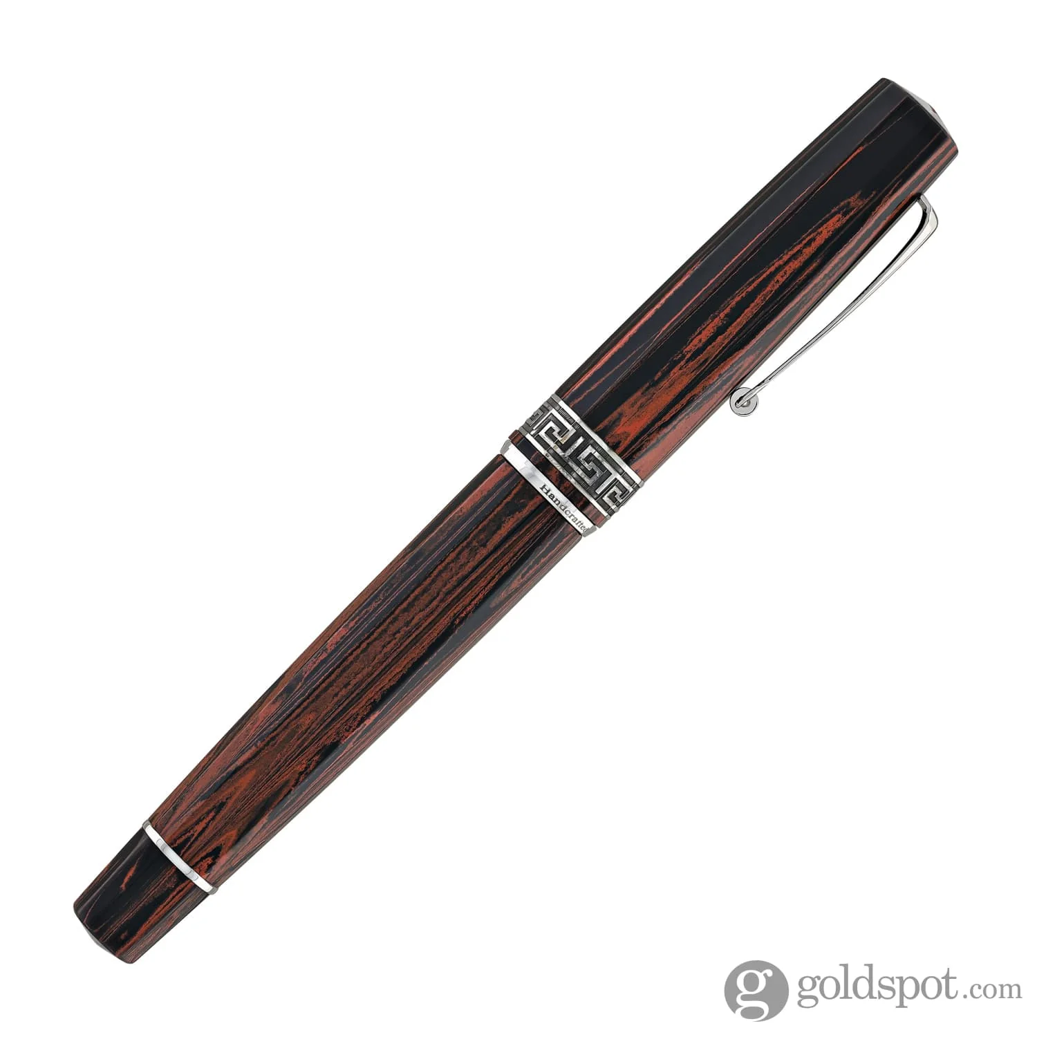 Omas Paragon Calligrafia in Red Ebonite with Ruthenium Trim