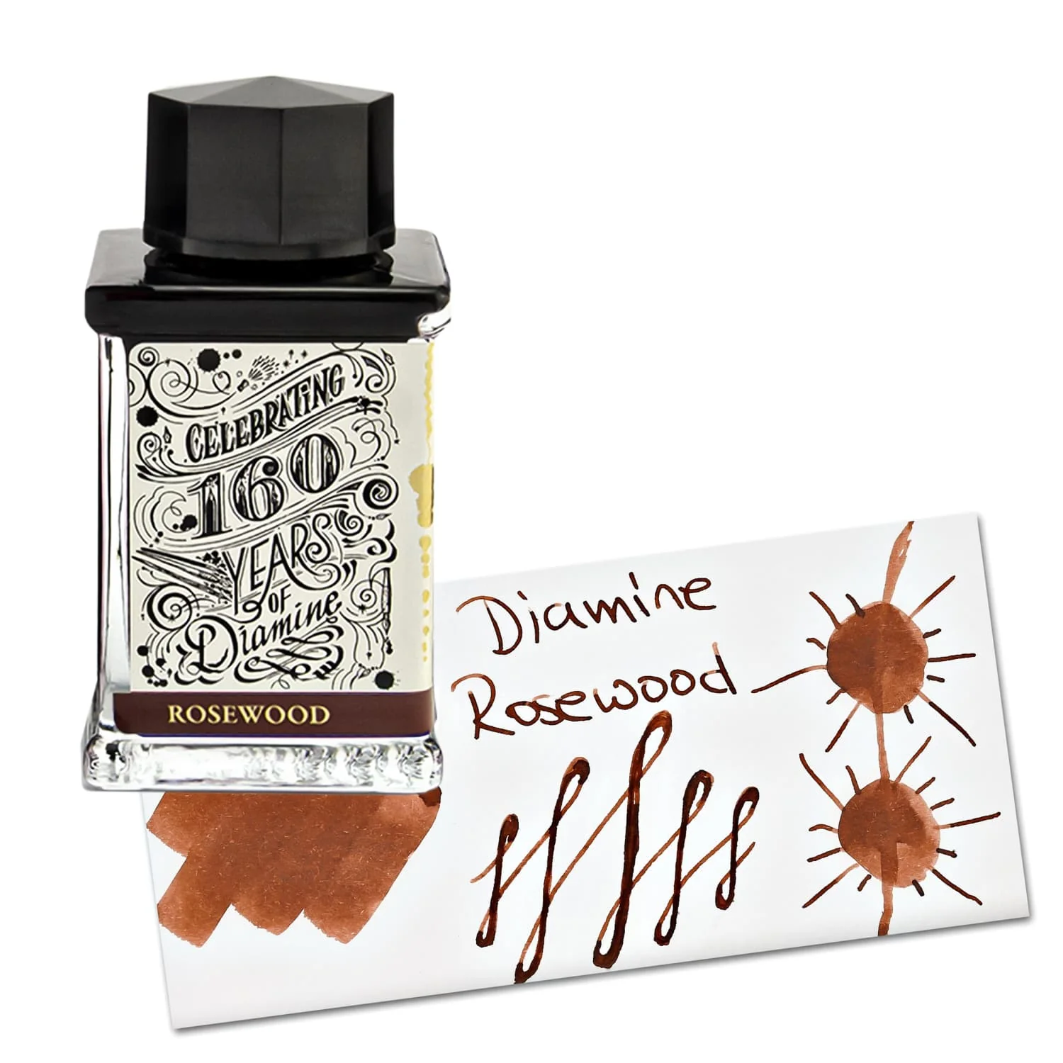 488-diamine-160th-anniversary-bottled-ink-in-rosewood-75-ml-1.webp Diamine 160th Anniversary Bottled Ink in Rosewood - 75 mL