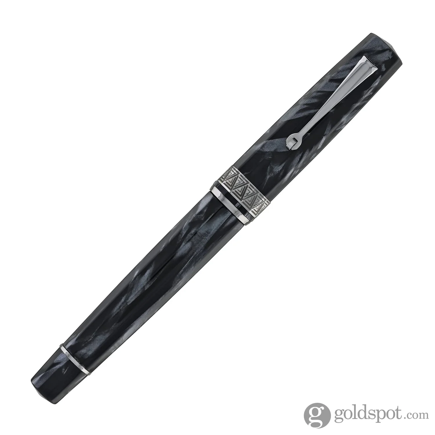 Omas Paragon Fountain Pen in Grigio Perla with Ruthenium Trim