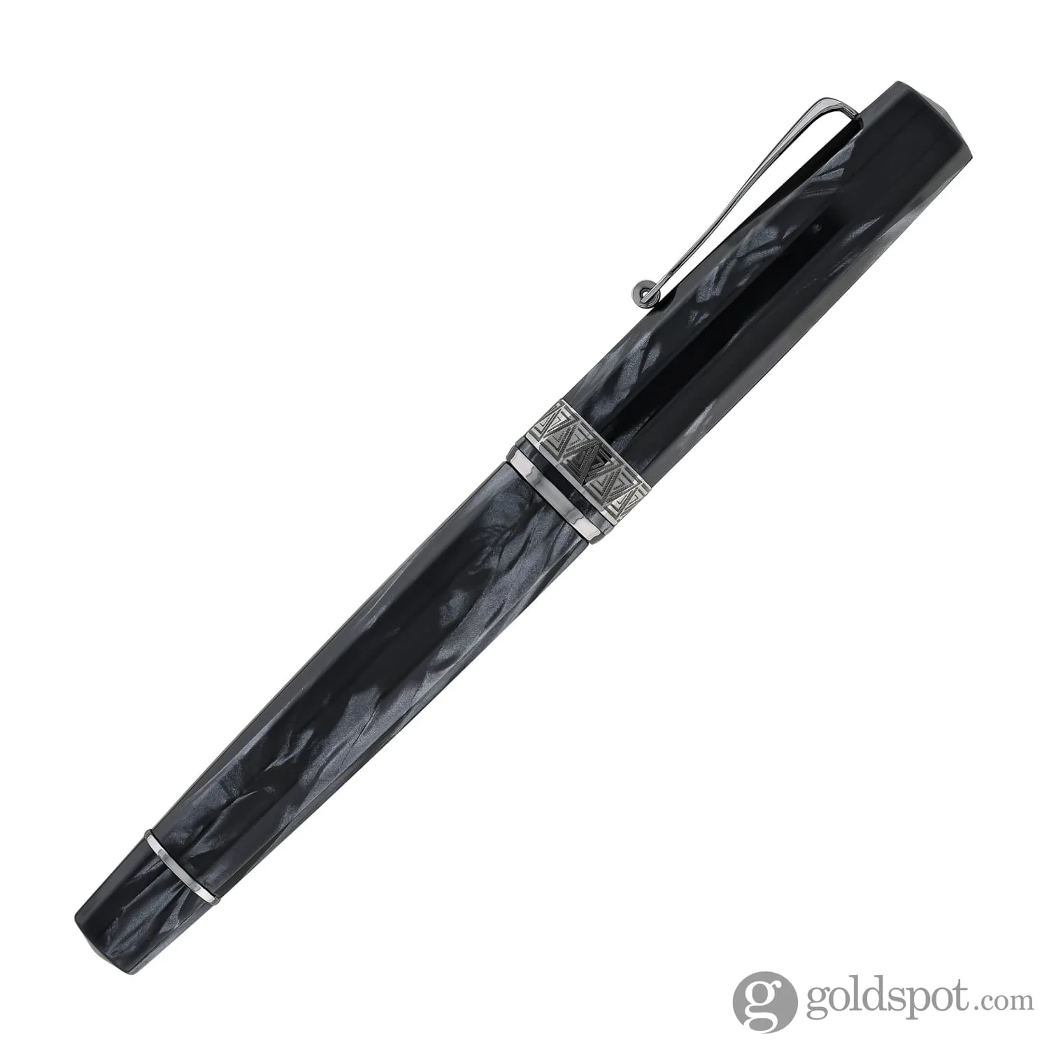 Omas Paragon Fountain Pen in Grigio Perla with Ruthenium Trim