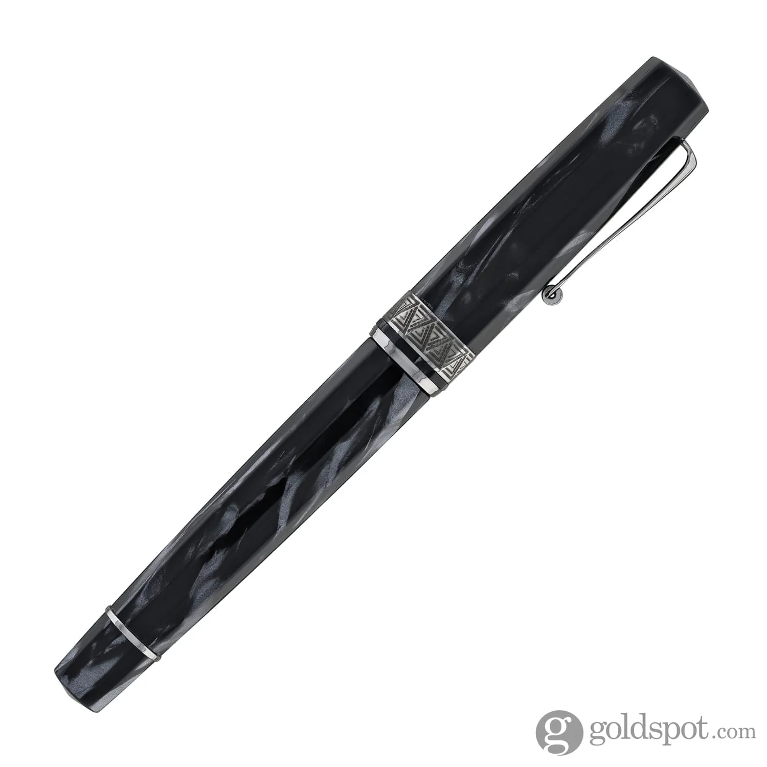Omas Paragon Fountain Pen in Grigio Perla with Ruthenium Trim