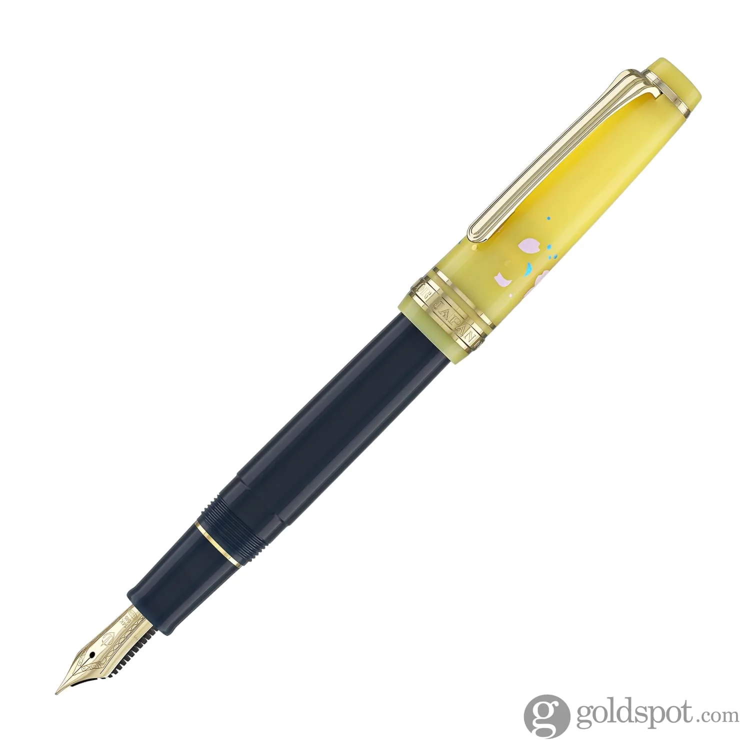 4887-sailor-professional-gear-slim-princess-raden-fountain-pen-in-princess-ochikubo-with-gold-ip-14k-gold-2.webp Sailor Professional Gear Slim 'Princess Raden' Fountain Pen in Princess Ochikubo with Gold IP - 14K Gold
