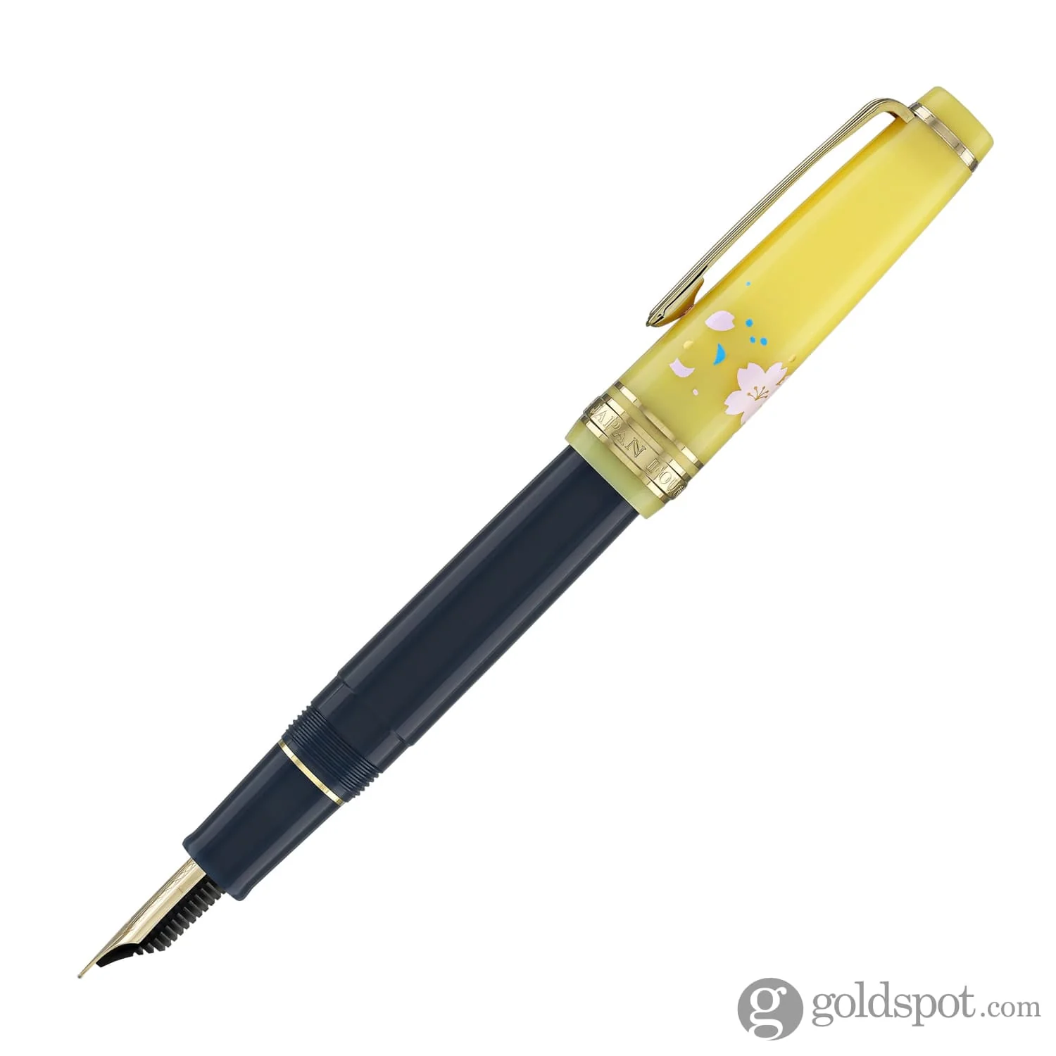 4887-sailor-professional-gear-slim-princess-raden-fountain-pen-in-princess-ochikubo-with-gold-ip-14k-gold-3.webp Sailor Professional Gear Slim 'Princess Raden' Fountain Pen in Princess Ochikubo with Gold IP - 14K Gold