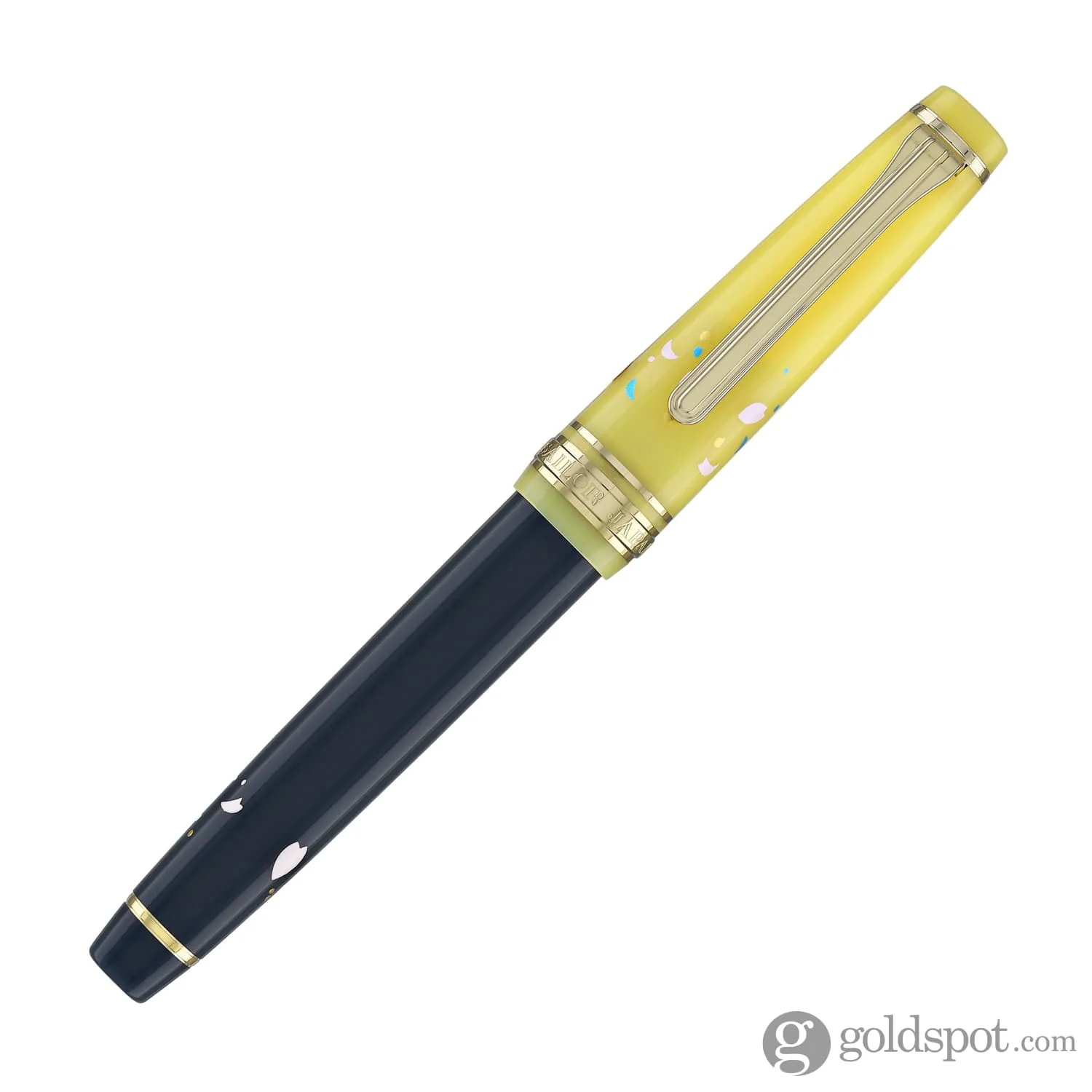 4887-sailor-professional-gear-slim-princess-raden-fountain-pen-in-princess-ochikubo-with-gold-ip-14k-gold-4.webp Sailor Professional Gear Slim 'Princess Raden' Fountain Pen in Princess Ochikubo with Gold IP - 14K Gold