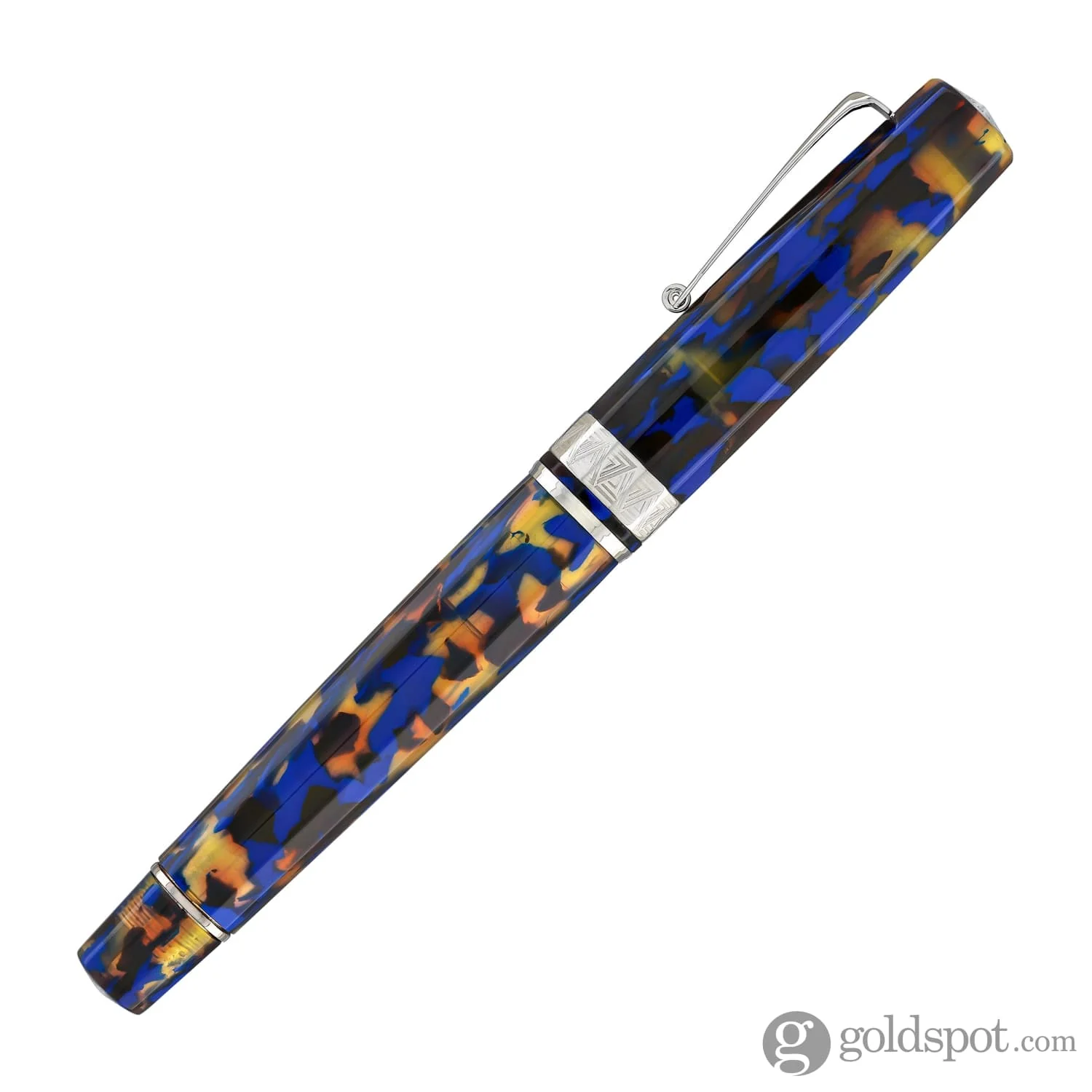 4894-omas-paragon-fountain-pen-in-blue-lucens-with-silver-trim-5.webp Omas Paragon Fountain Pen in Blue Lucens with Silver Trim