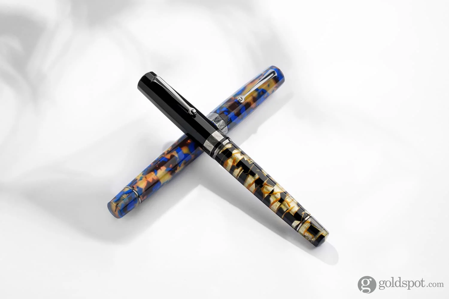 Omas Paragon Fountain Pen in Black Lucens with Black Trim