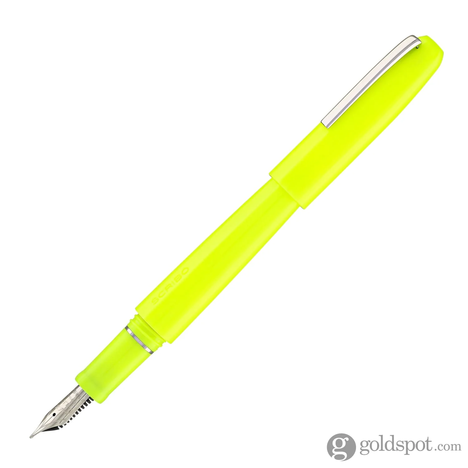 Scribo Piuma Fountain Pen in Art (Fluorescent Yellow)