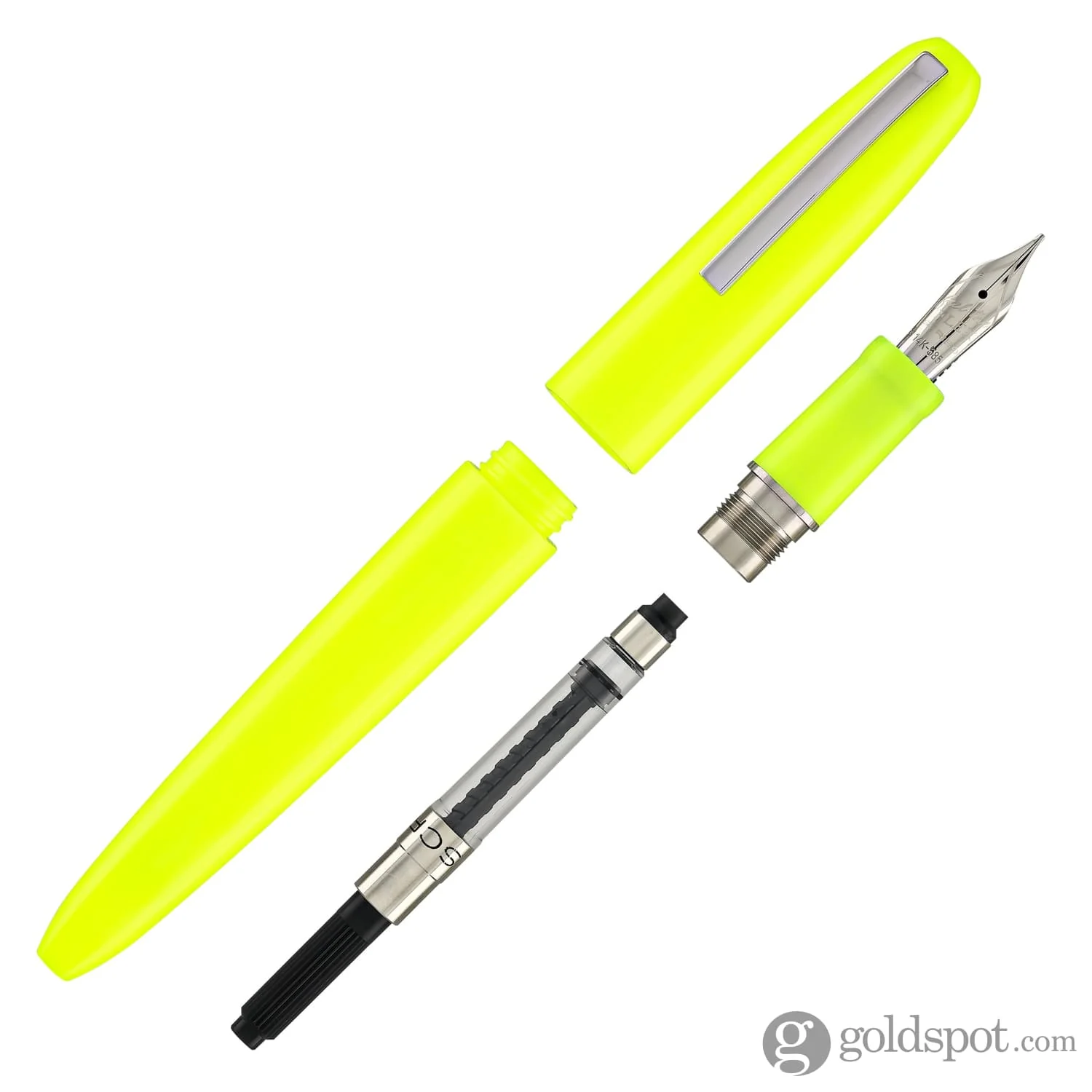 Scribo Piuma Fountain Pen in Art (Fluorescent Yellow)
