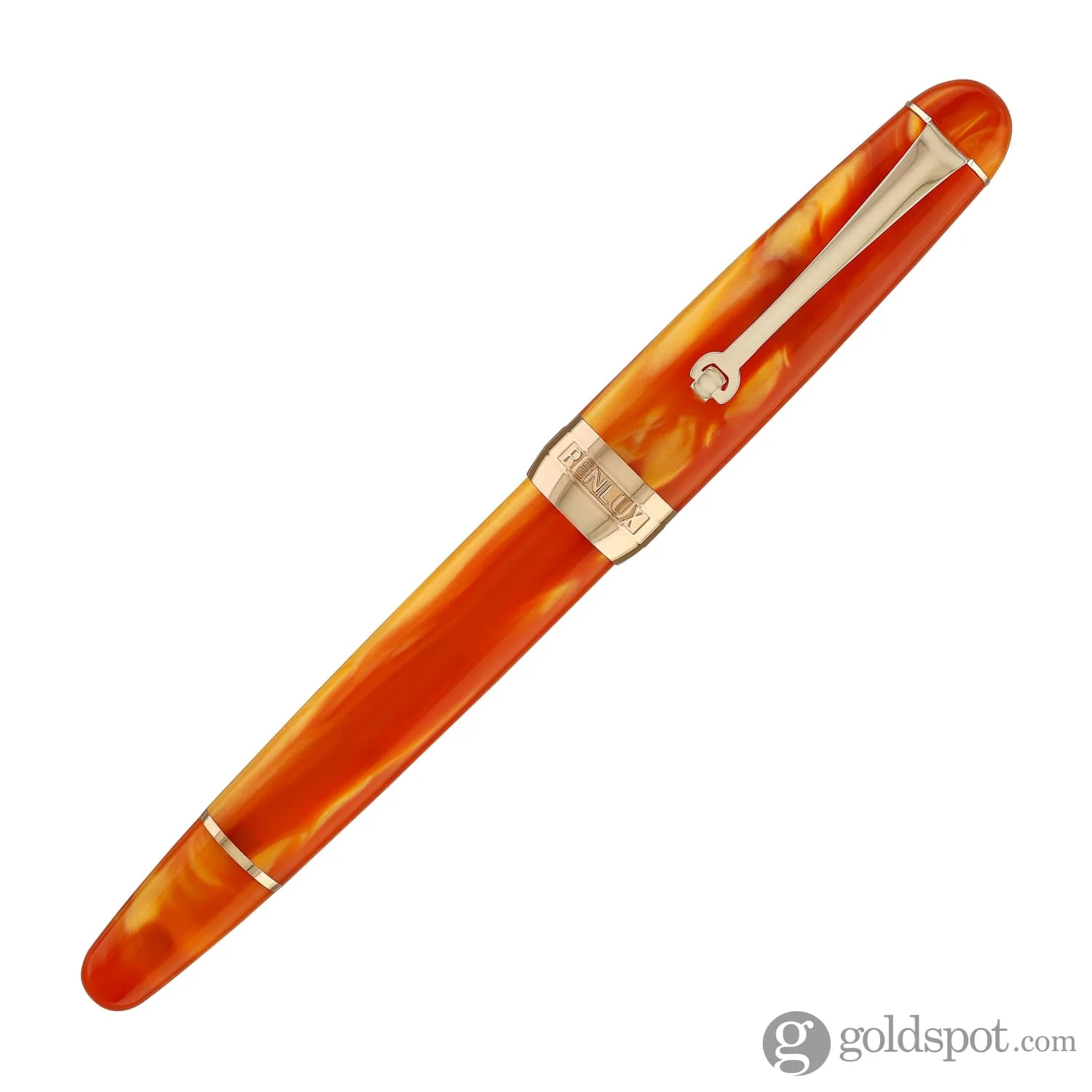 Penlux Masterpiece Delgado Fountain Pen in Tangerine