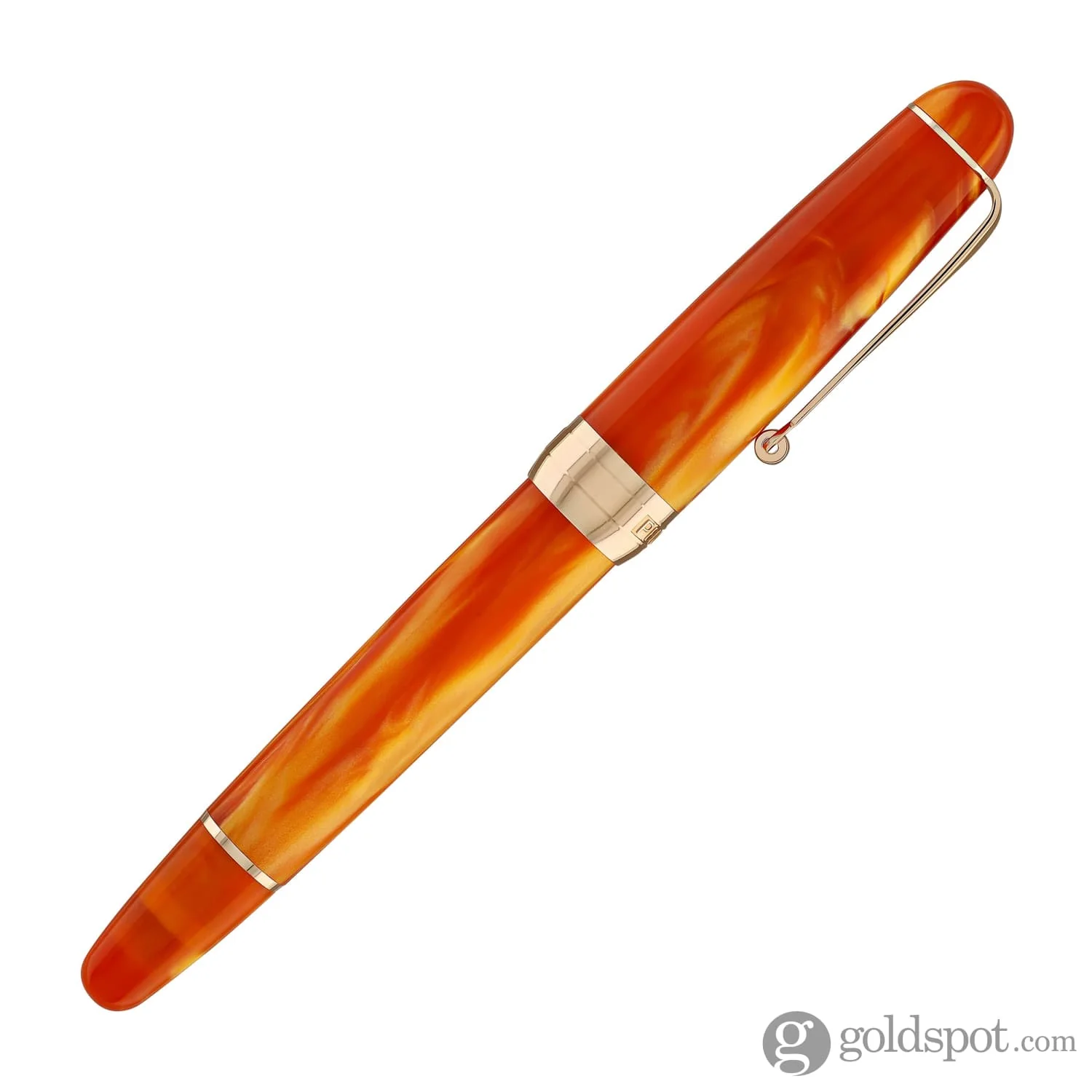 Penlux Masterpiece Delgado Fountain Pen in Tangerine