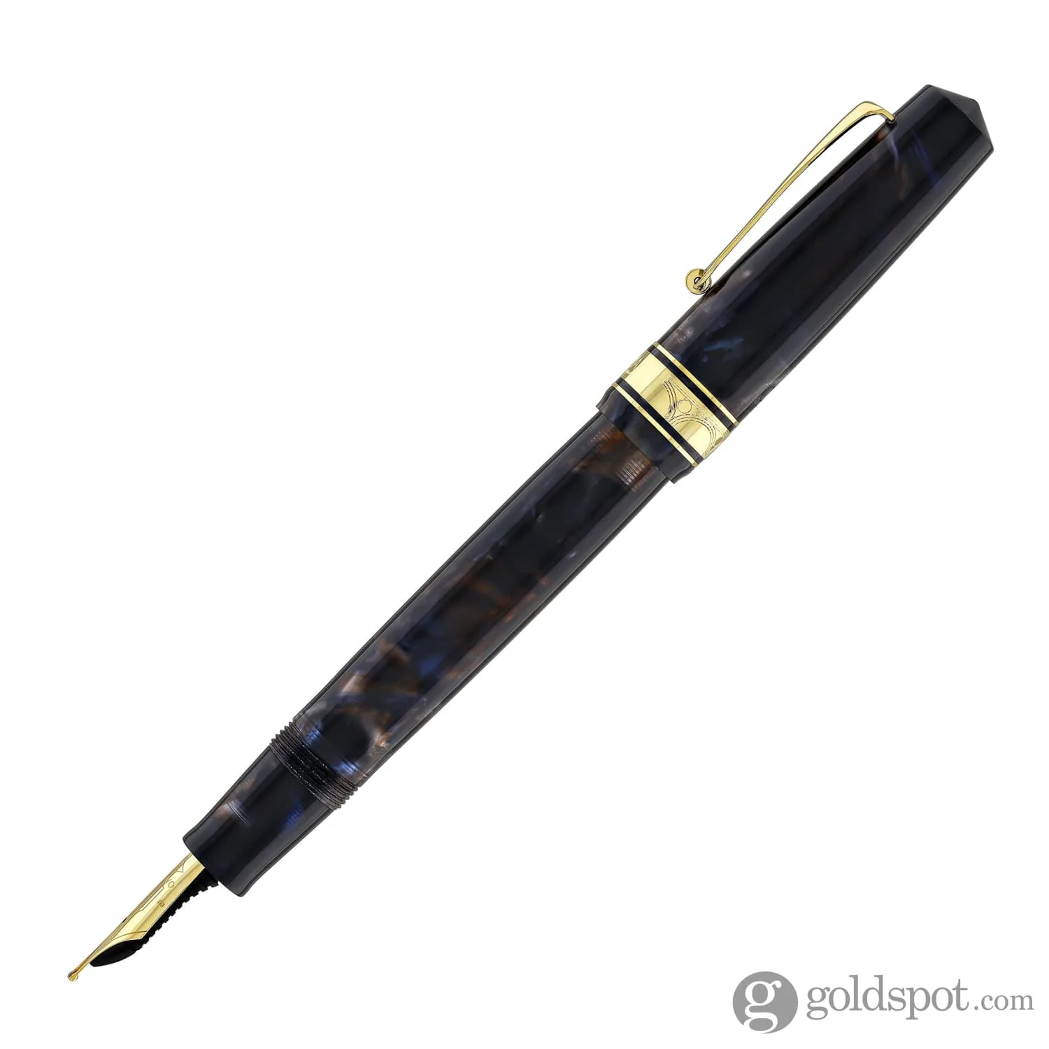 4977-omas-bologna-fountain-pen-in-galassia-with-gold-trim-4.webp Omas Bologna Fountain Pen in Galassia with Gold Trim