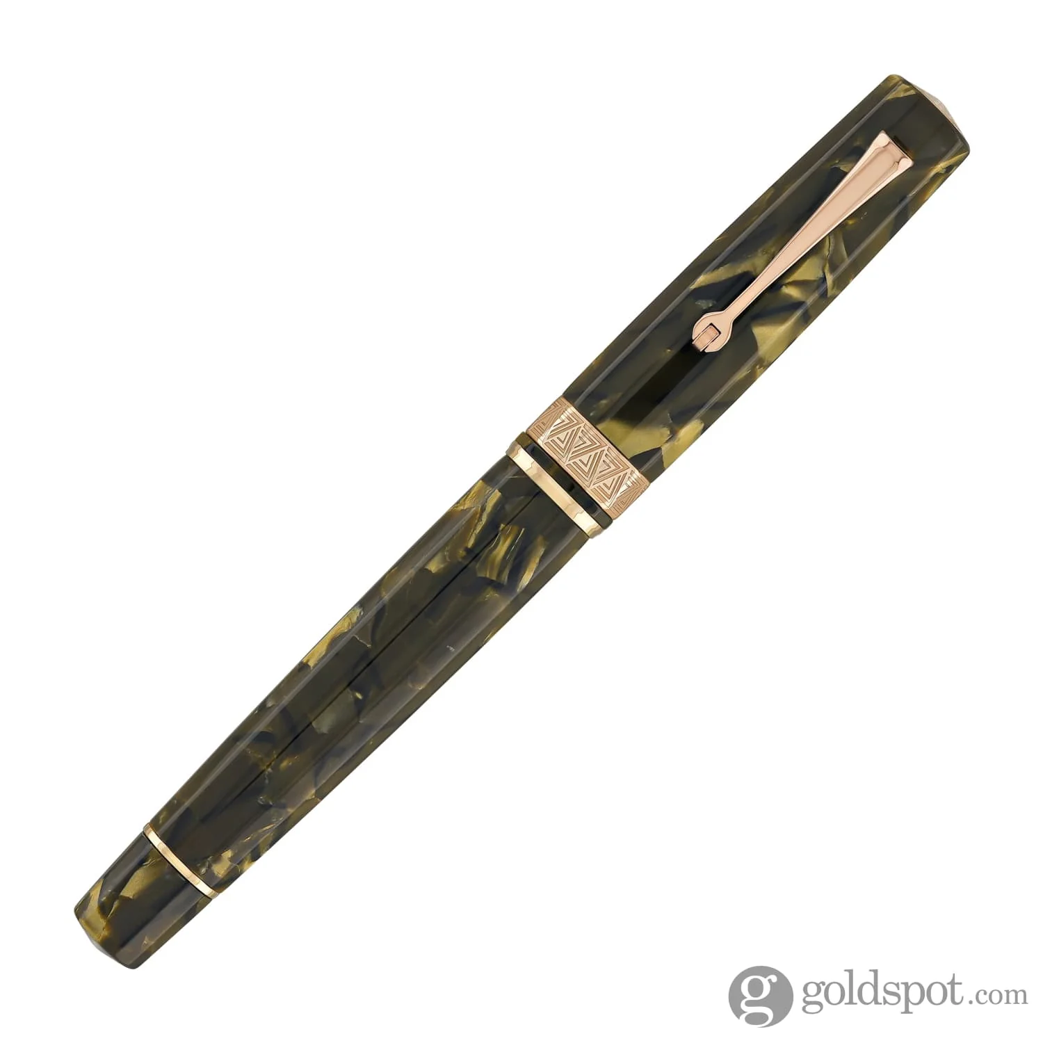 4993-omas-paragon-fountain-pen-in-saft-green-with-rose-gold-trim-4.webp Omas Paragon Fountain Pen in Saft Green with Rose Gold Trim