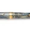 Leonardo Momento Zero Grande 2.0 Fountain Pen in Orchidea Blue, Gold Trim No. 6 Size Nib