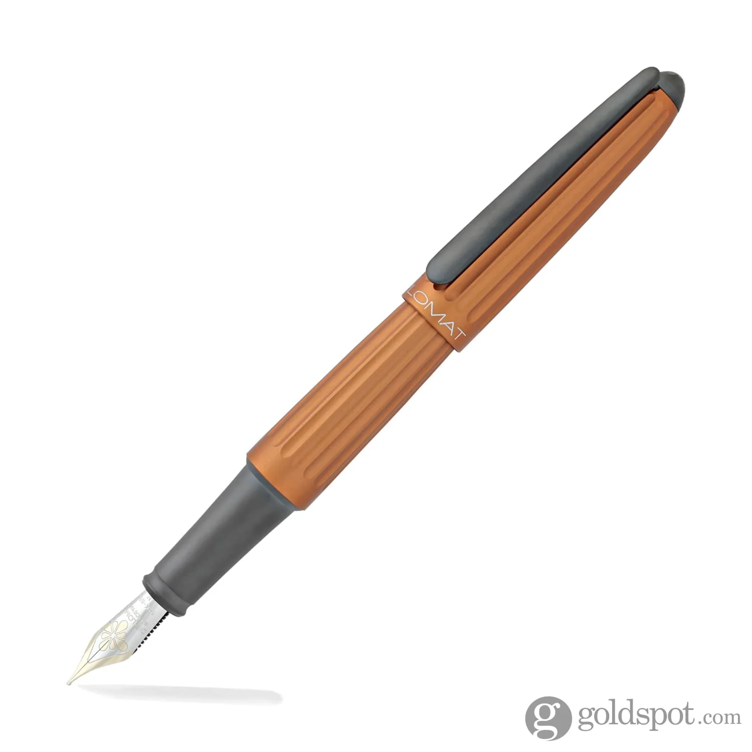 Diplomat Aero Fountain Pen in Sunset Orange - 14K Gold