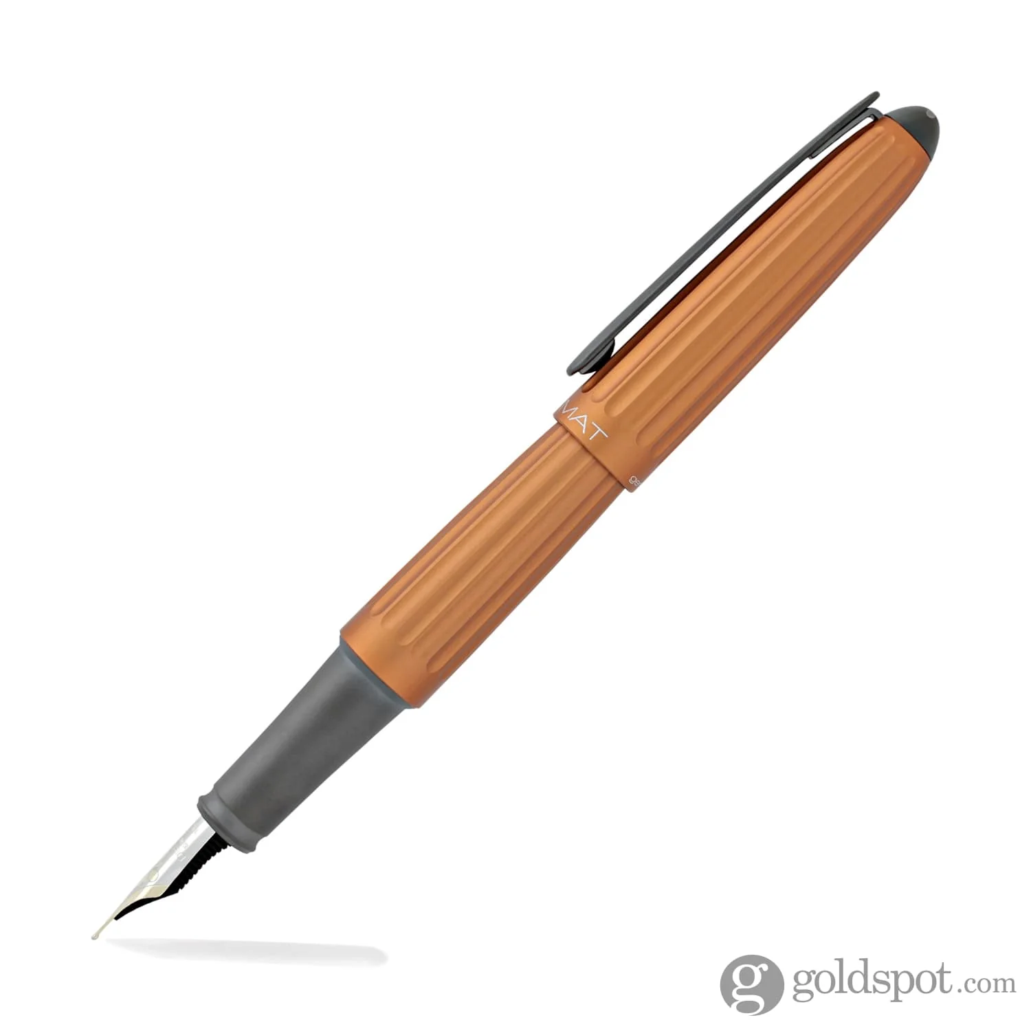 Diplomat Aero Fountain Pen in Sunset Orange - 14K Gold
