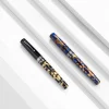 Omas Paragon Fountain Pen in Blue Lucens with Black Trim