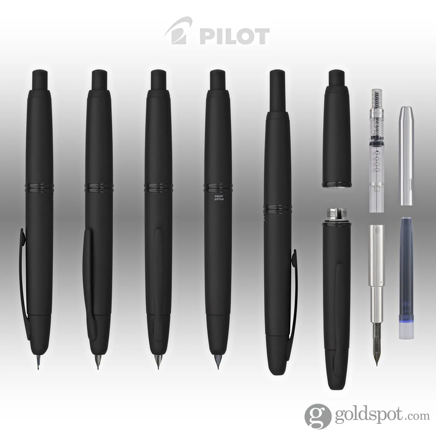 5067-pilot-vanishing-point-fountain-pen-in-matte-black-18k-gold-7.webp Pilot Vanishing Point Fountain Pen in Matte Black - 18K Gold