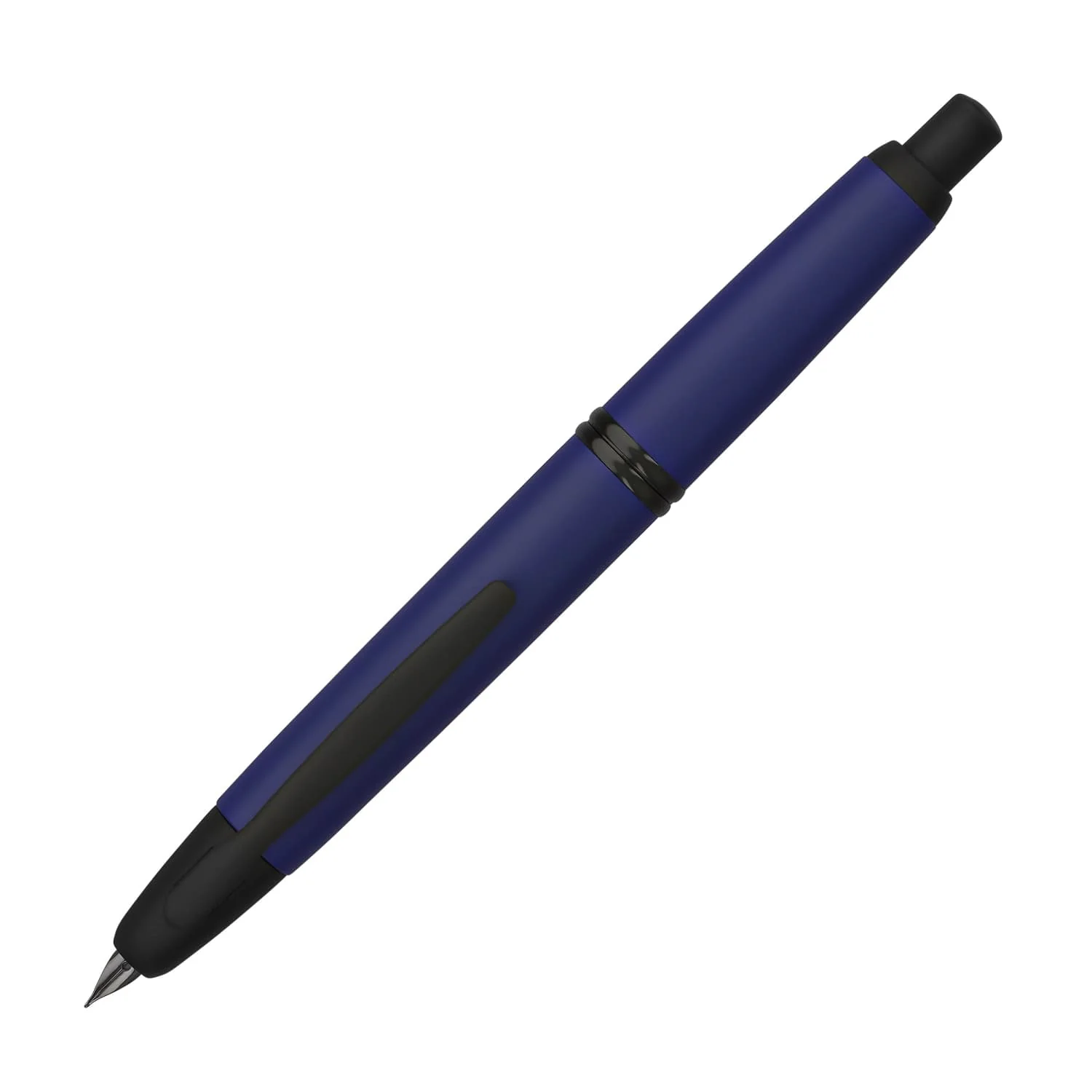 5082-pilot-vanishing-point-fountain-pen-in-matte-blue-black-accents-18k-gold-1.webp Pilot Vanishing Point Fountain Pen in Matte Blue & Black Accents - 18K Gold