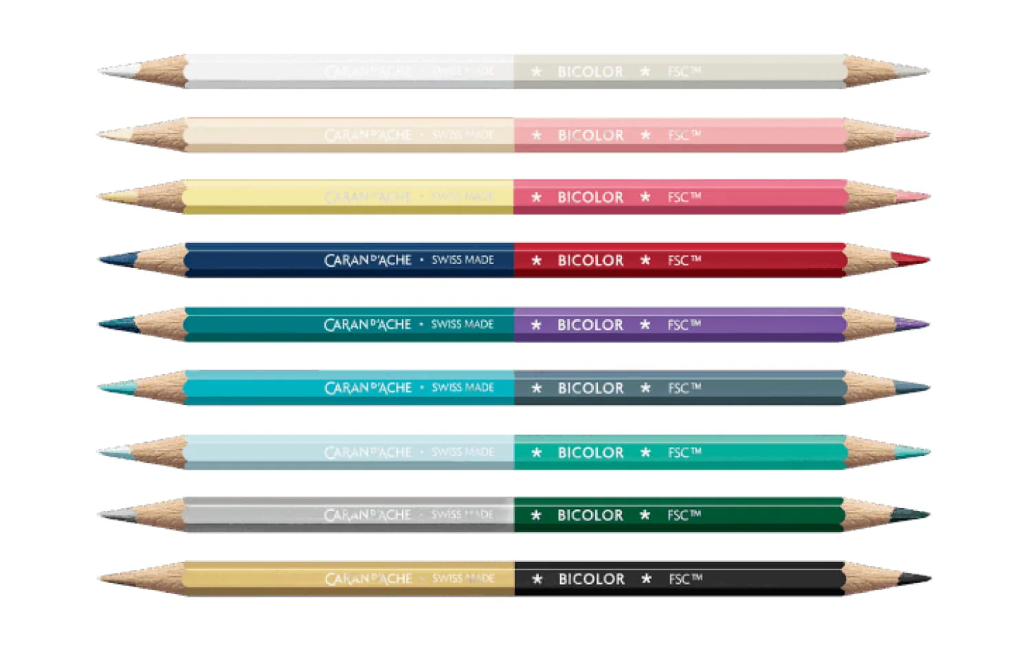 510-caran-d-ache-alpine-frost-bicolor-colored-pencil-9-piece-set-1.webp Caran d'Ache Alpine Frost Bicolor Colored Pencil - 9 Piece Set