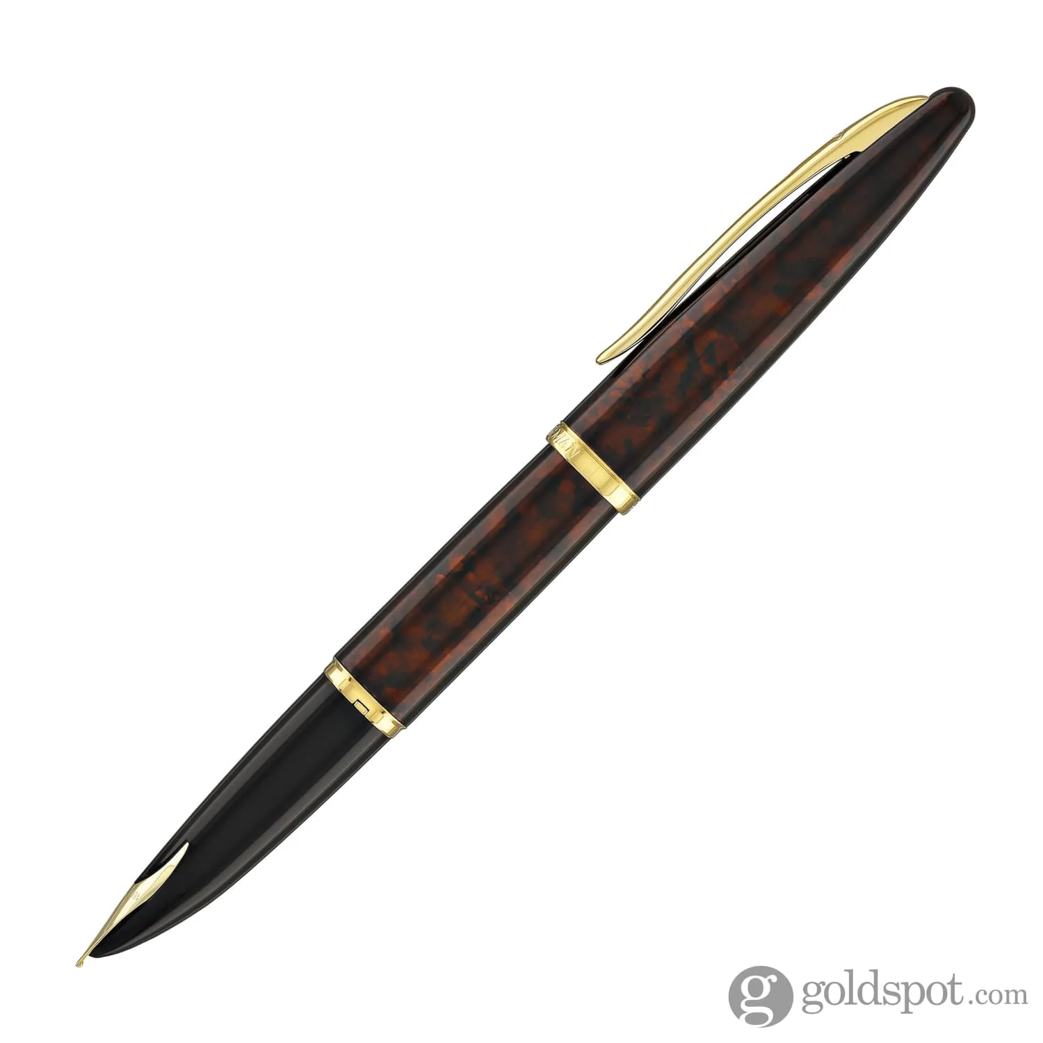 Waterman Carene Fountain Pen in Marine Amber - 18K Gold