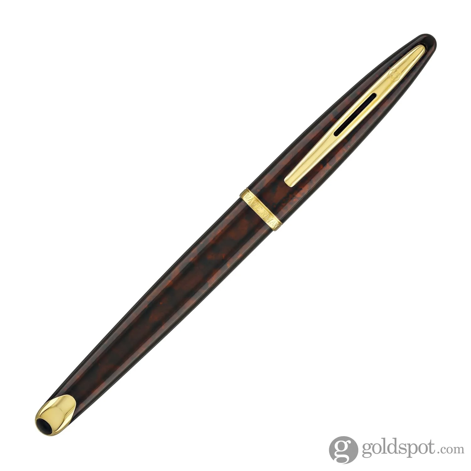 Waterman Carene Fountain Pen in Marine Amber - 18K Gold