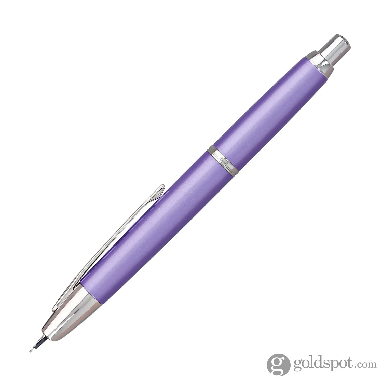 Pilot Vanishing Point Decimo Fountain Pen in Purple - 18K Gold