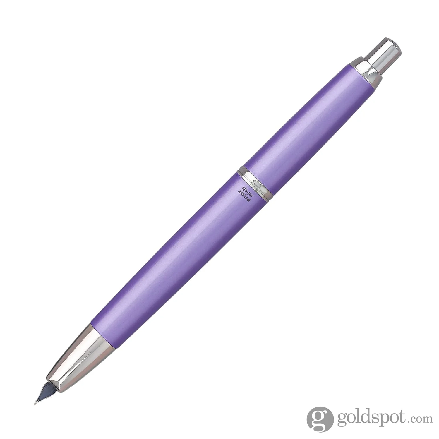 Pilot Vanishing Point Decimo Fountain Pen in Purple - 18K Gold