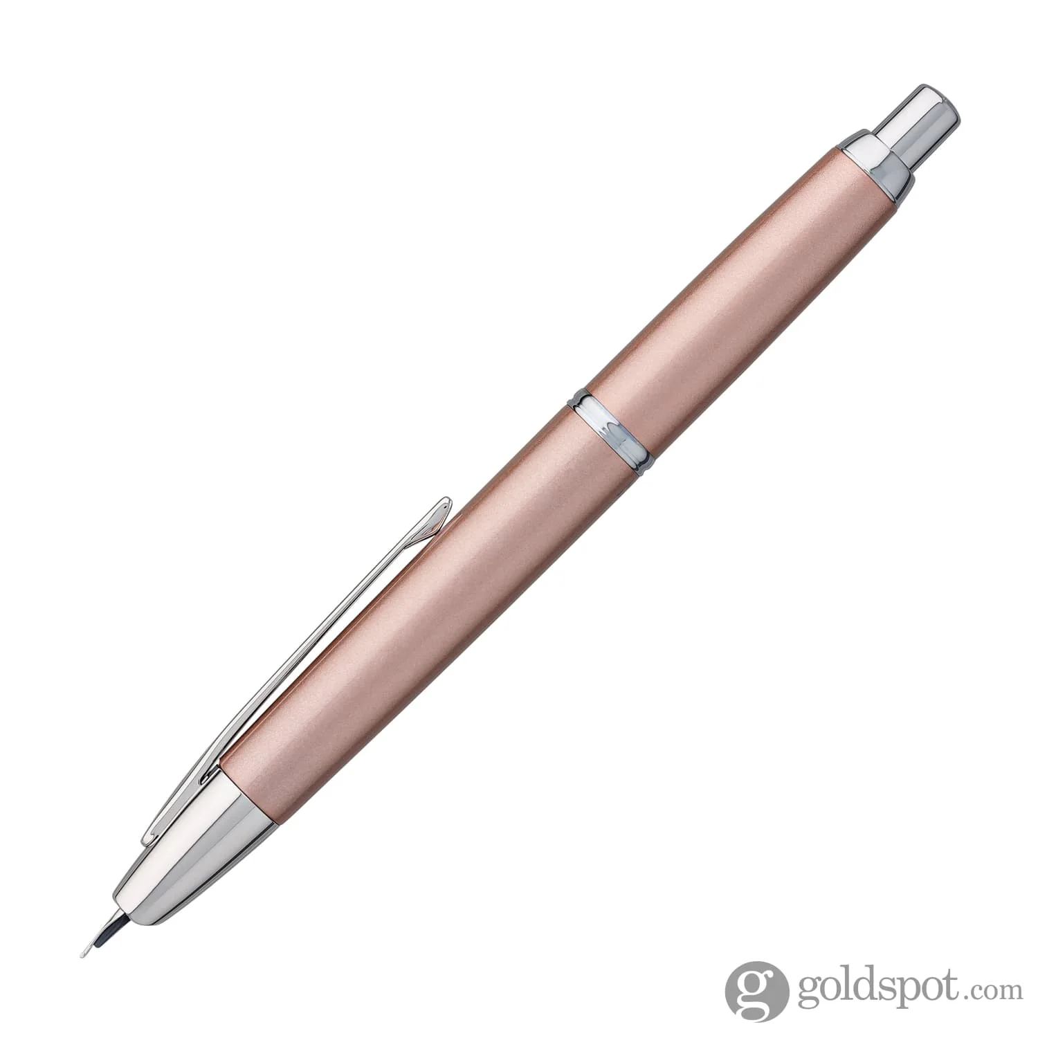 Pilot Vanishing Point Decimo Fountain Pen in Champagne - 18K Gold