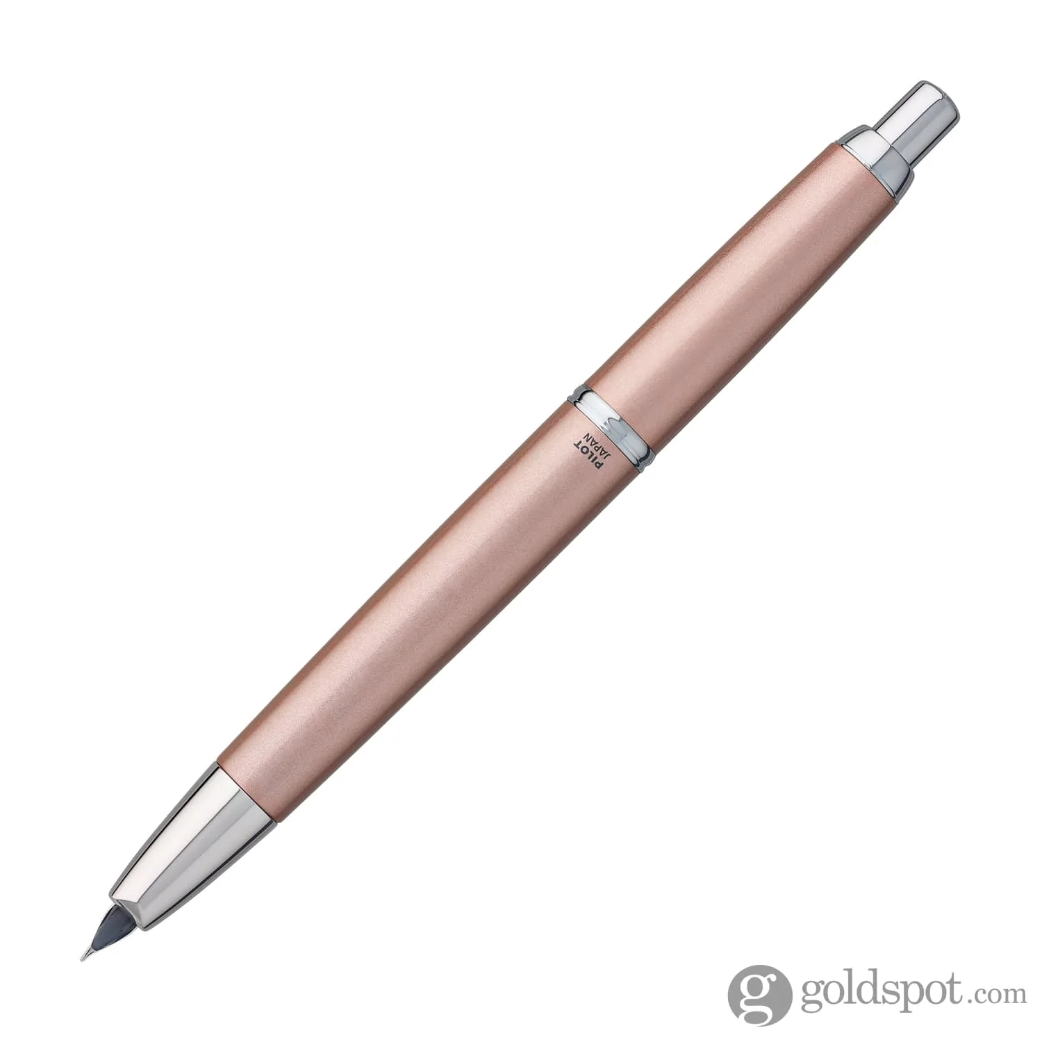 Pilot Vanishing Point Decimo Fountain Pen in Champagne - 18K Gold
