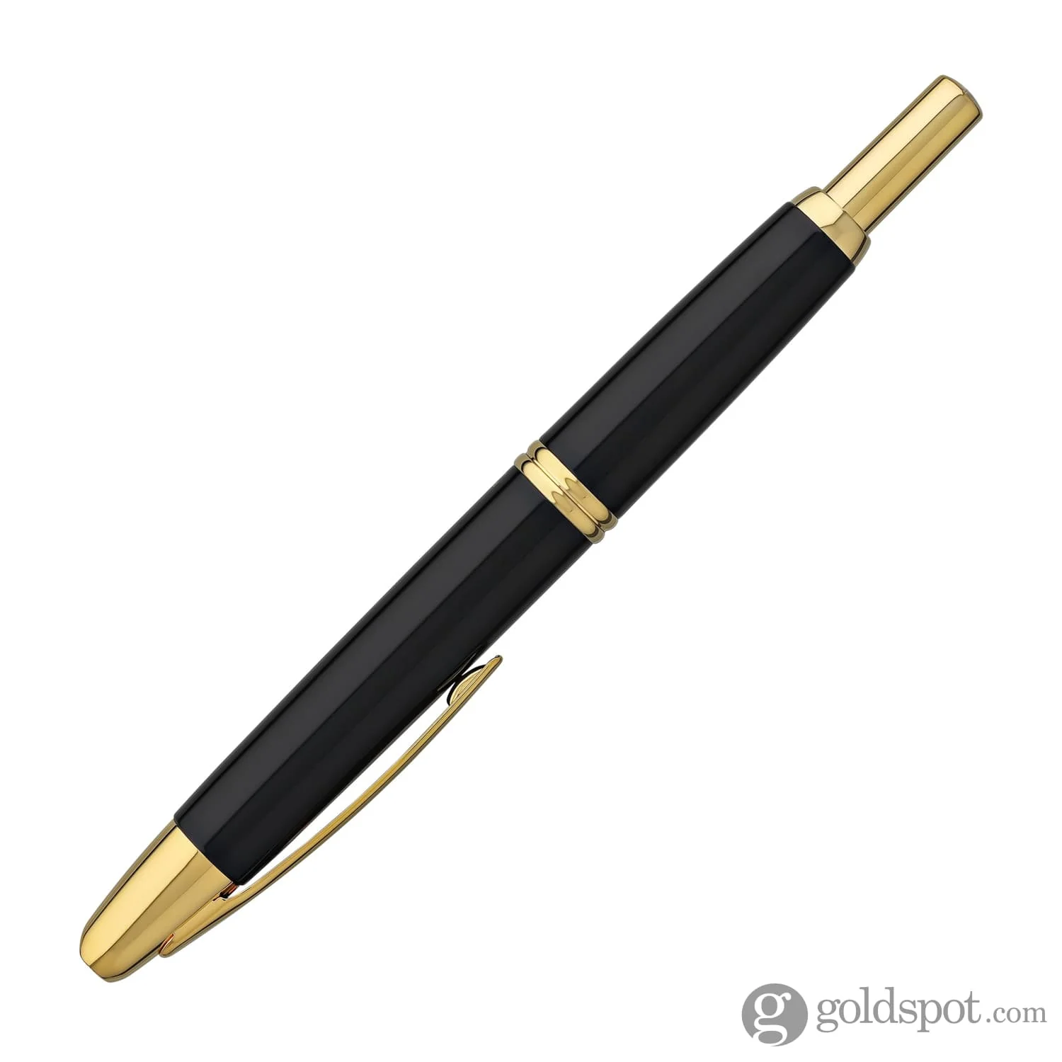 5125-pilot-vanishing-point-fountain-pen-in-black-gold-18k-gold-5.webp Pilot Vanishing Point Fountain Pen in Black & Gold - 18K Gold