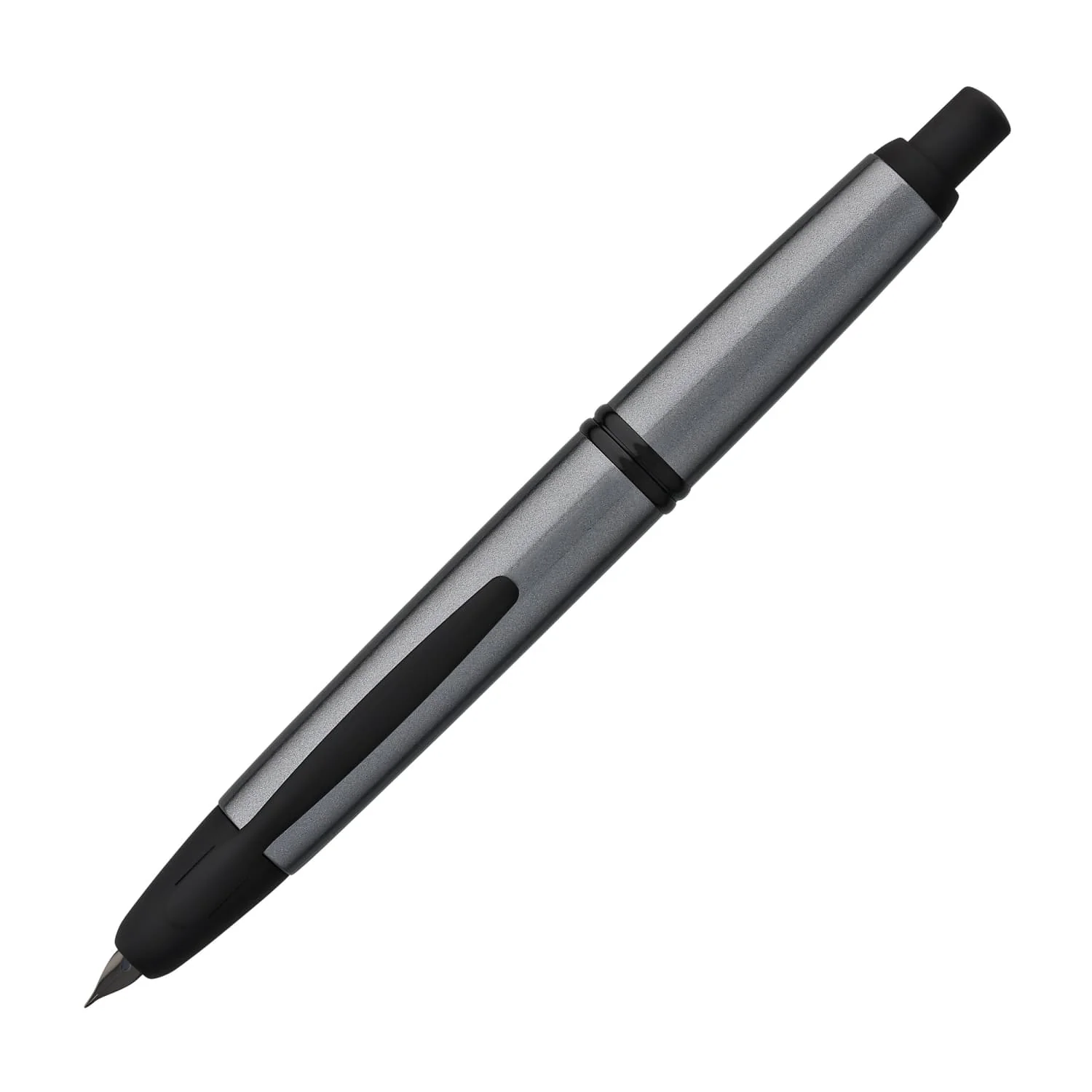 5129-pilot-vanishing-point-fountain-pen-in-gunmetal-gray-matte-black-18k-gold-1.webp Pilot Vanishing Point Fountain Pen in Gunmetal Gray & Matte Black - 18K Gold