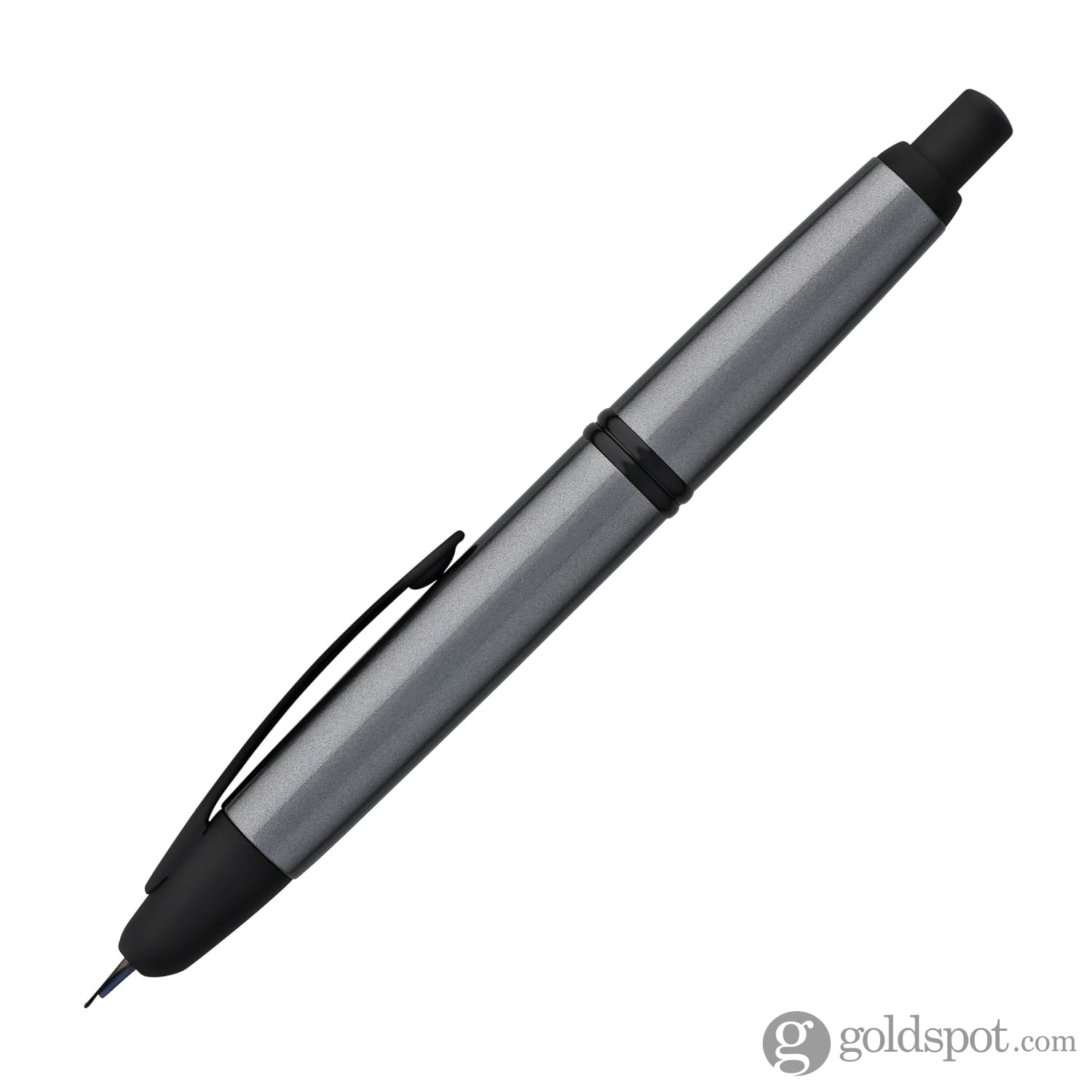 5129-pilot-vanishing-point-fountain-pen-in-gunmetal-gray-matte-black-18k-gold-3.jpg Pilot Vanishing Point Fountain Pen in Gunmetal Gray & Matte Black - 18K Gold