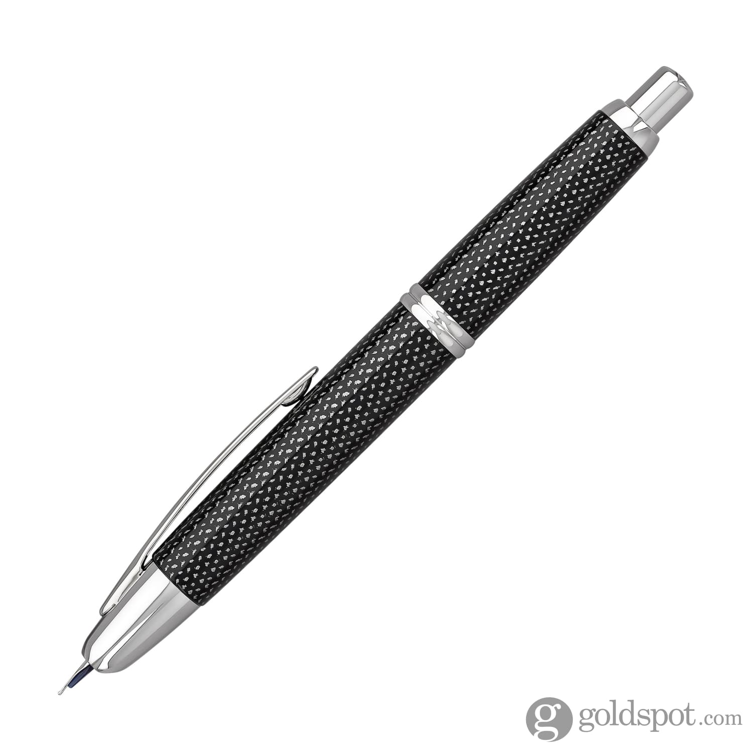 5134-pilot-vanishing-point-fountain-pen-in-black-carbonesque-rhodium-3.jpg Pilot Vanishing Point Fountain Pen in Black Carbonesque & Rhodium