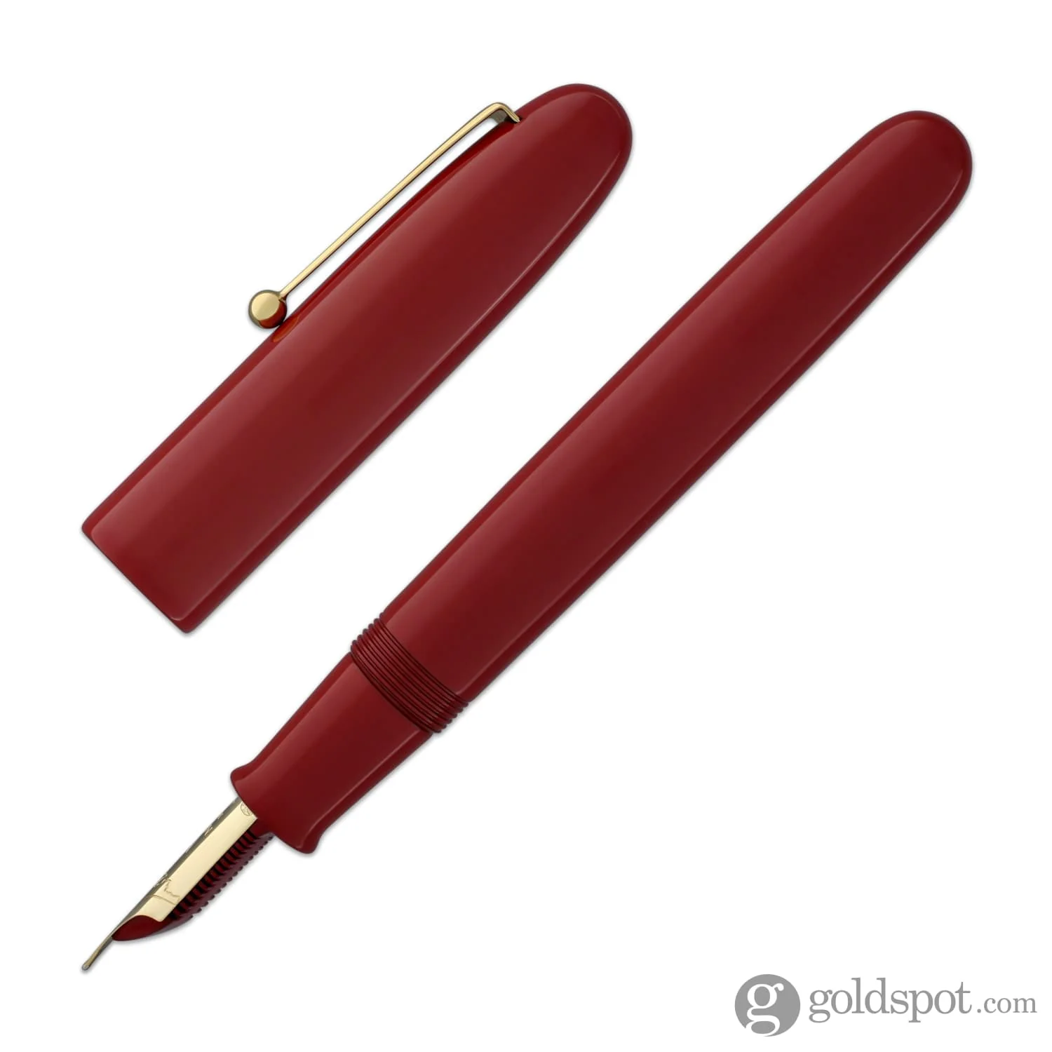 Namiki Emperor Fountain Pen in Vermilion Urushi Red - 18K Gold
