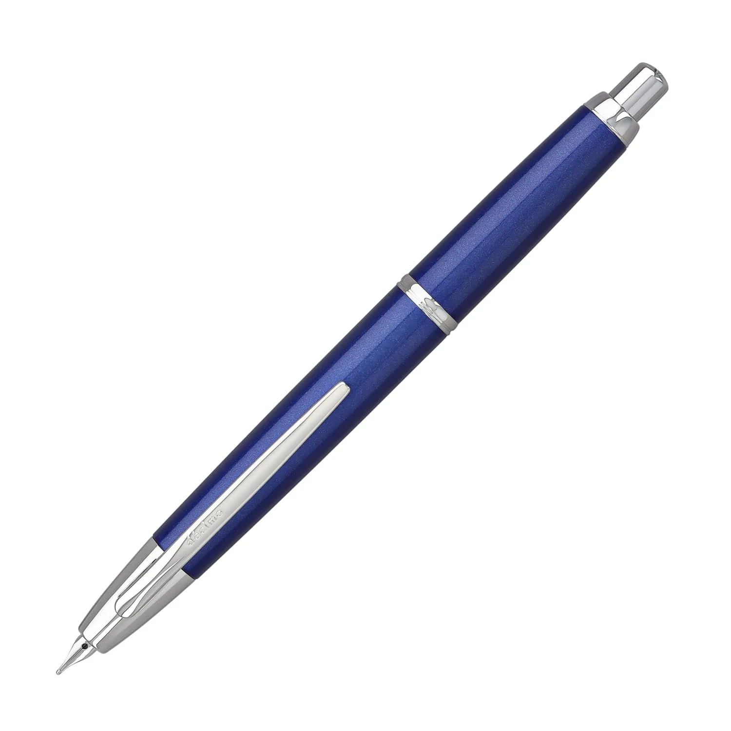 Pilot Vanishing Point Decimo Fountain Pen in Navy - 18K Gold